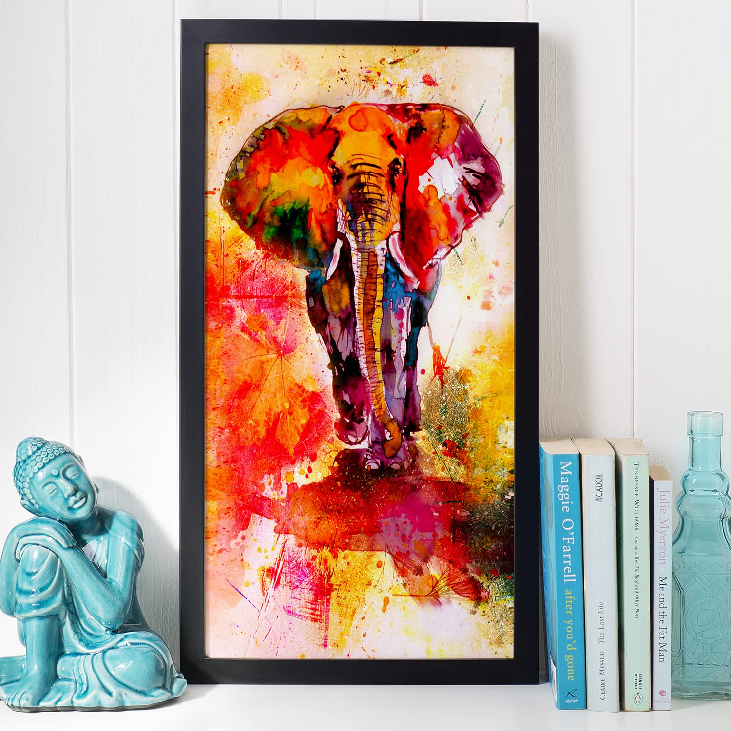 Amazon.co.jp: Ritwikas マルチカラー フローラルアート マルチカラー