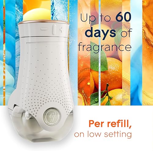 Miniatura 3 de Glade PlugIns - Recambios de ambientador, aceites esenciales y perfumados de cítricos Coastal Sunshine para el hogar y el baño, 0.67 onzas líquidas,