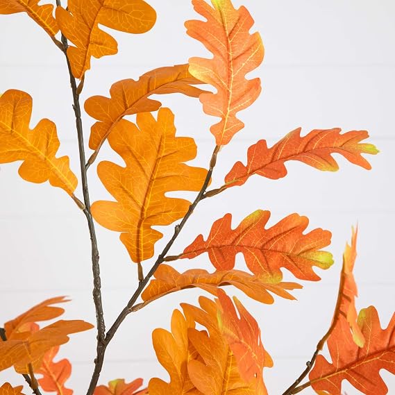 Nearly Natural 6ft. Autumn Oak Artificial Fall Tree