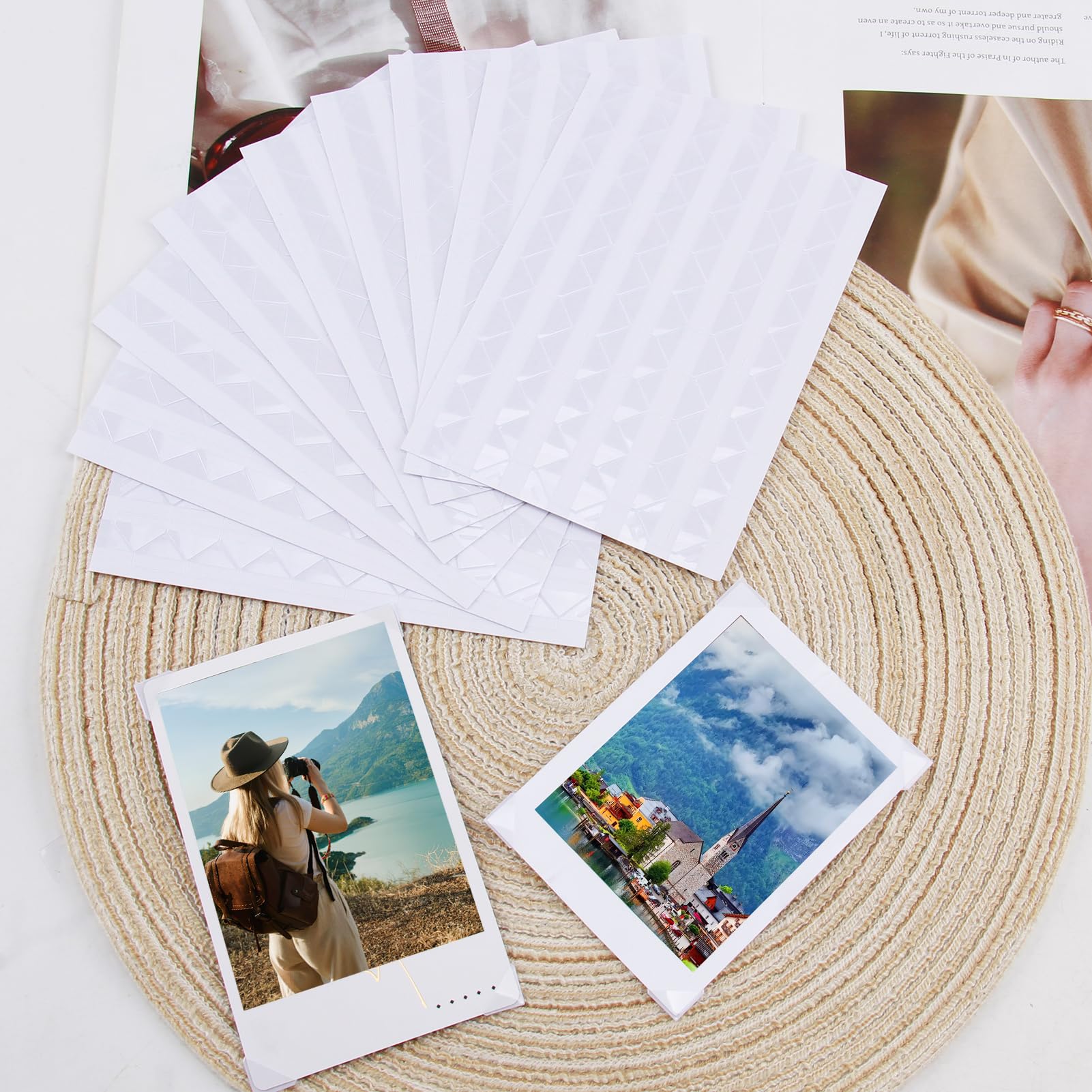 Coins Adhesifs Photos Transparents 1020 Pièces De Coins De Photo Autocollants, Autocollants Photo Coins Protecteurs De