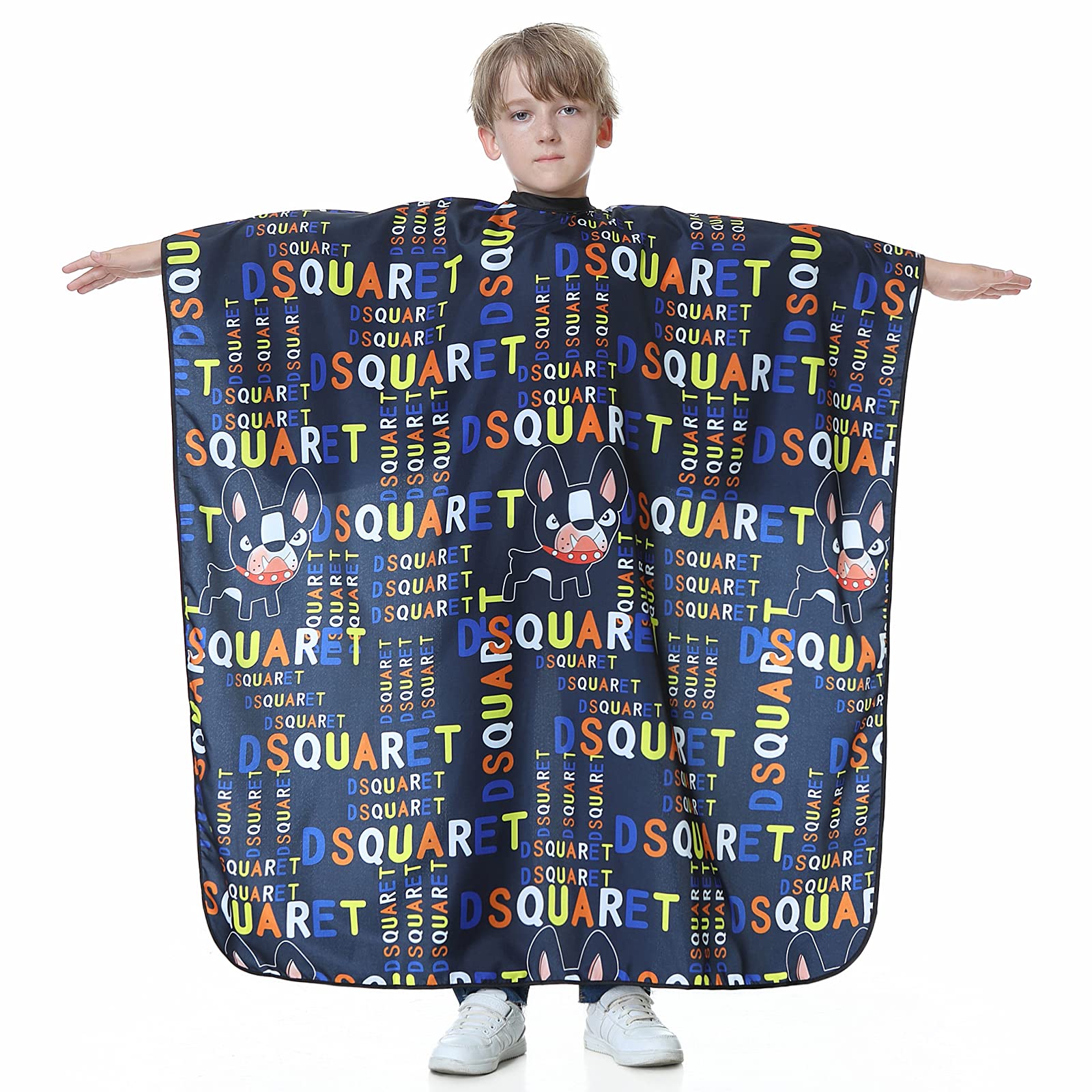 KaHot Haircut Salon Hairdressing Cape for Kids Child Styling Smock Cover Waterproof Shampoo Household Capes with Snap Closure