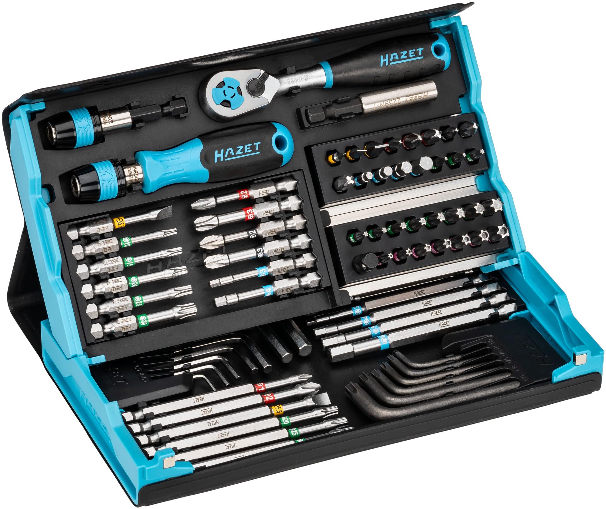 Amazon.com: HAZET Smartcase Bit Set 2200SC-31 I 73-Piece Set