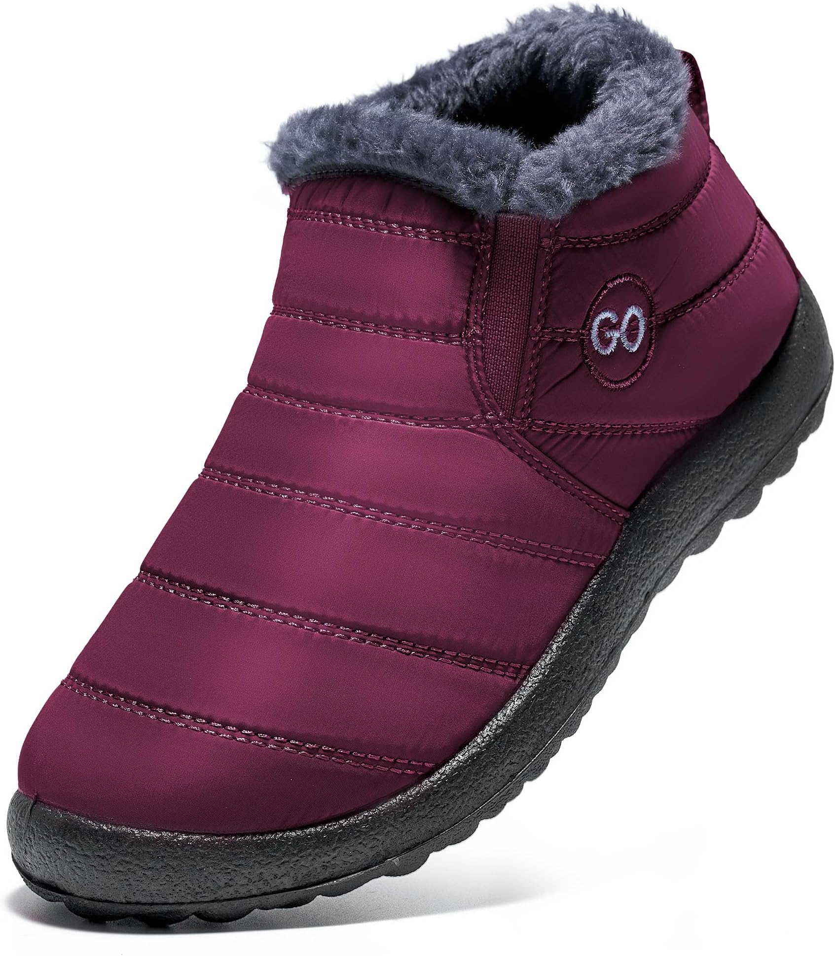 DUOYANGJIASHA Womens Snow Boots Winter Shoes Warm Fur Lined Ankle Booties Waterproof Comfortable Boots for Women