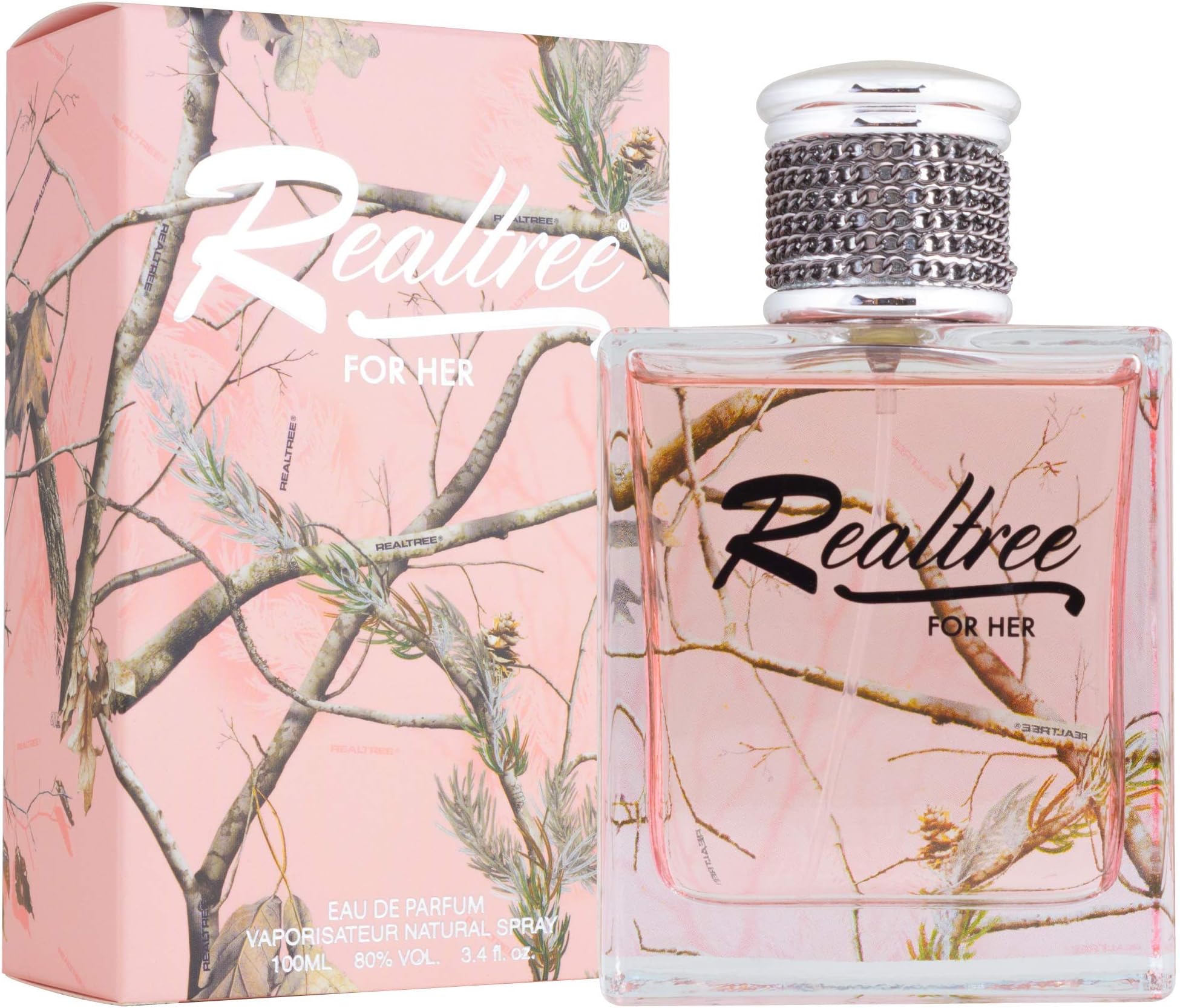 Realtree Eau de Parfums Spray for Her, 3.4 Fluid Ounce