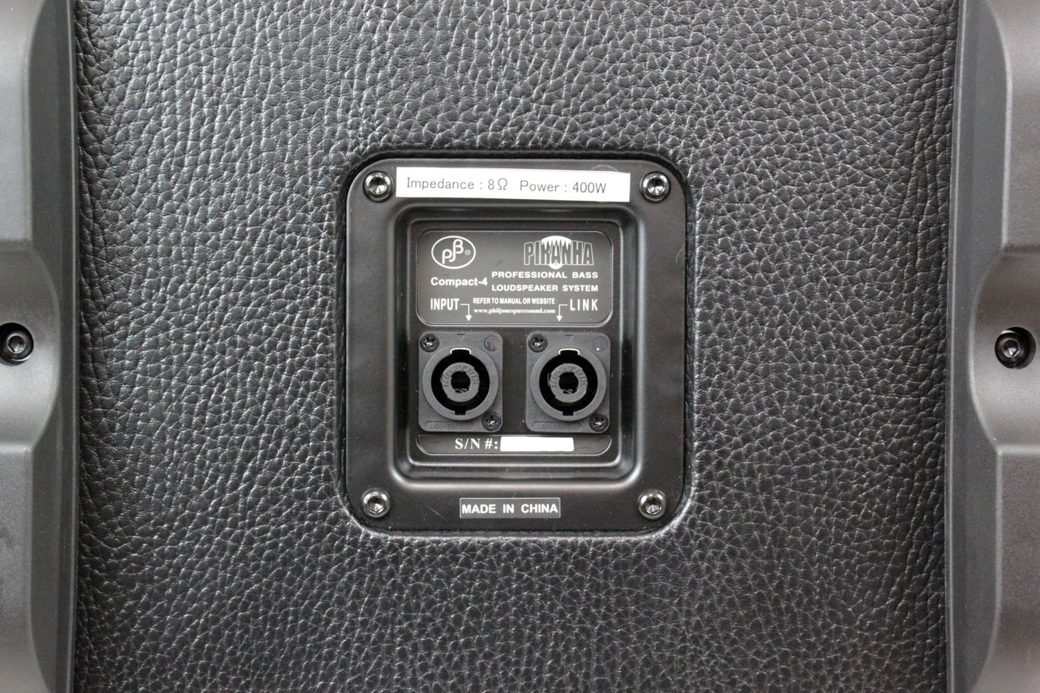 Amazon.co.jp: PHIL JONES BASS C4 BK Compact 4 コンパクトスピーカー