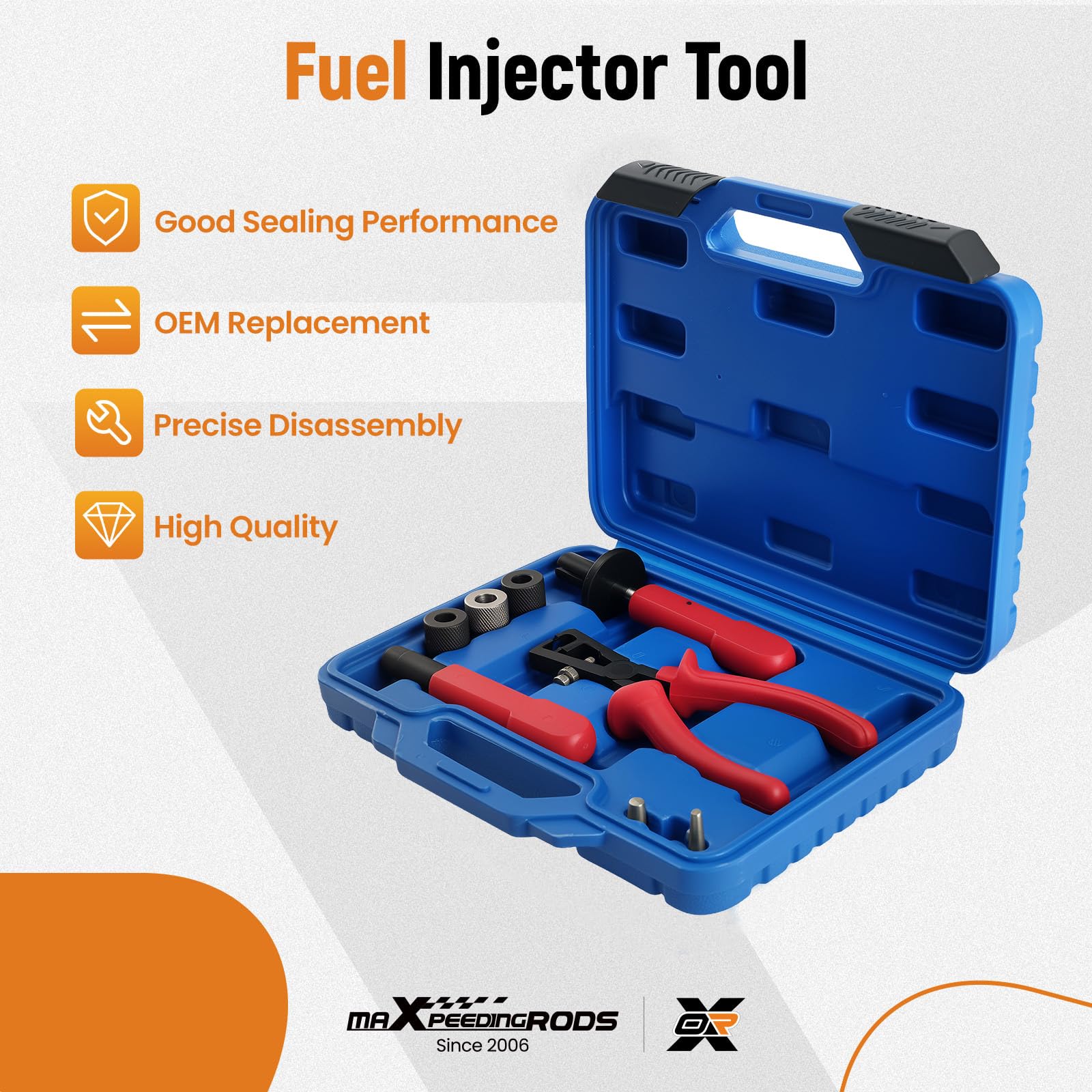 maXpeedingrods Kit d'outils d'installation et de retrait de joint d'injecteur de carburant pour BMW N13 N14 N18 N20 N26 N43 N53 N54 N55 N63 N74 S55 S63 B38 B48, remplace # 130190, 130280