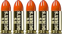 Vista 1 de B's Dry Fire Snap Caps - A.K.A. B's Dummy's - Dummy - Gorras de entrenamiento Luger de 0.354 in (paquete de 5) (latón naranja)