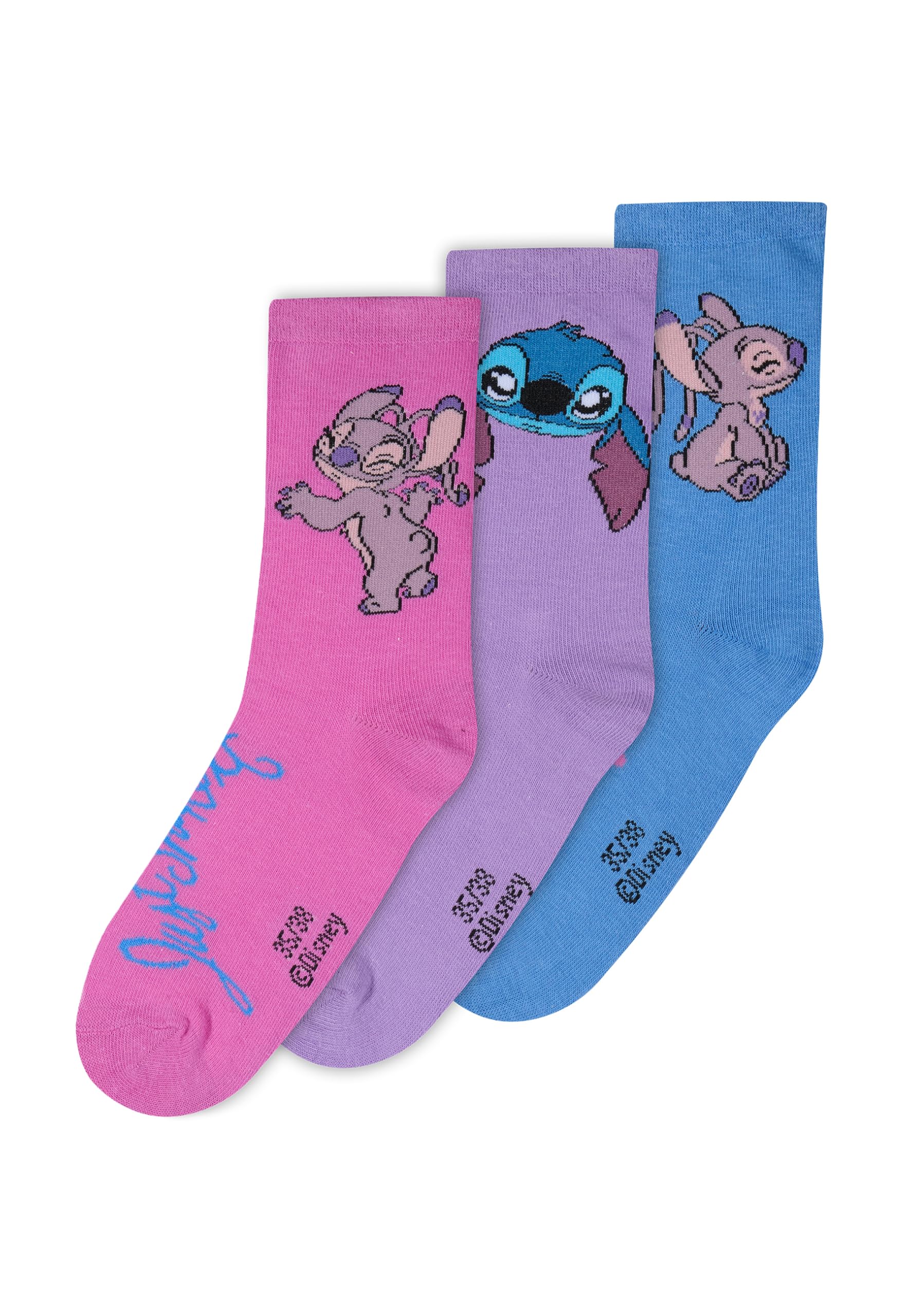 Calzini Per Bambina Con Animali Divertenti - Pack Da 5 Paia In Cotone Traspirante