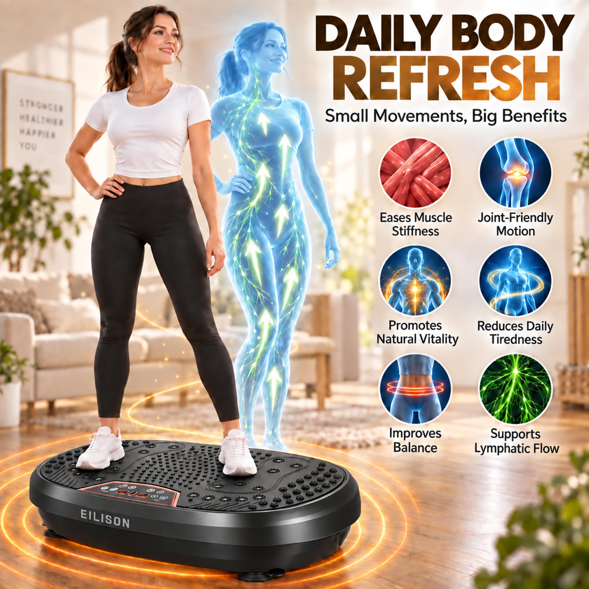 FitMaxx 3D Vibration Plate - Full Body Workout -5 FitMaxx 3D Vibration Plate - Full Body Workout -5