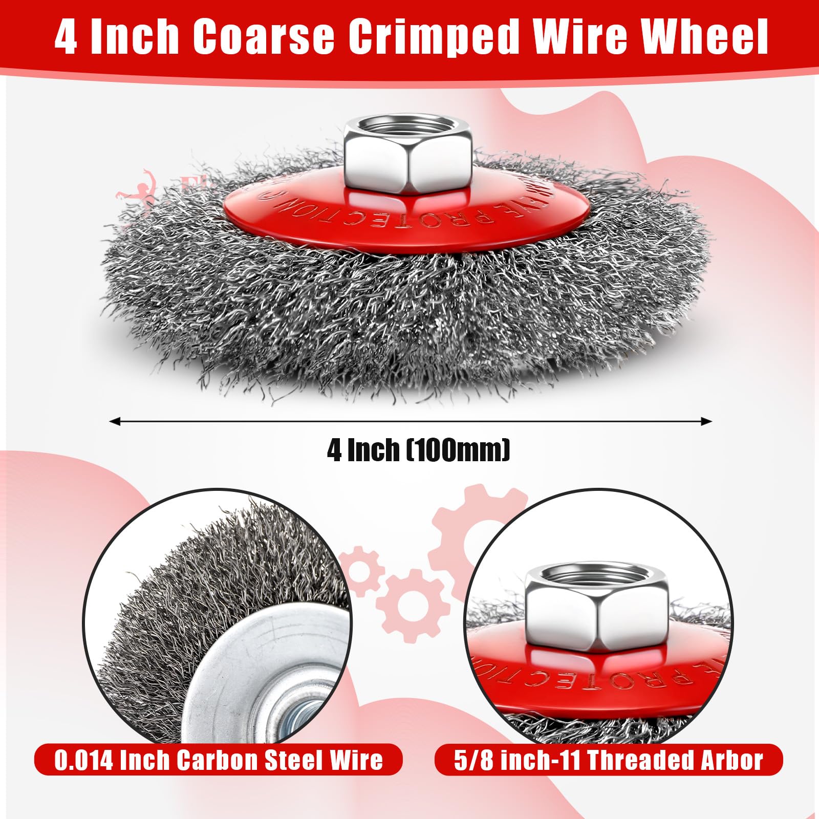 Bokon Wire Wheel - Rust Removal & Paint Stripping -2 Bokon Wire Wheel - Rust Removal & Paint Stripping -2