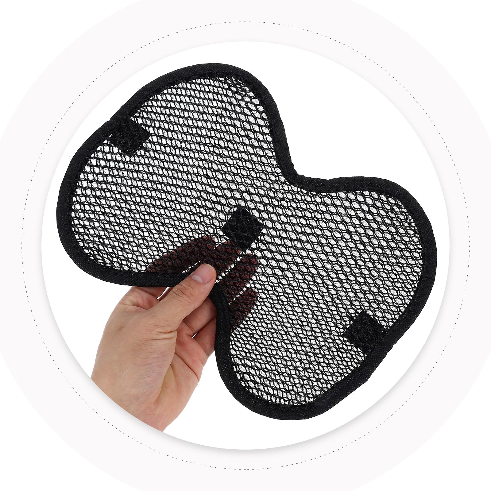 OFFIGAM Fliegennetz für Fahrradhelm aus 3D mesh Leichtes und Hitzereduzierendes Helmpolster für Elektrische und Fahrradhelme Atmungsaktives Helm 