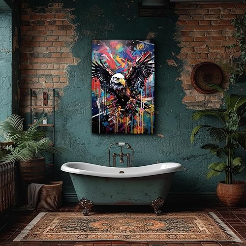 Miniatura 76 de ANRUOXI Graffiti - Lienzo decorativo para pared, diseño abstracto retro, pintura urbana moderna, póster de decoración de pared de zapatos para