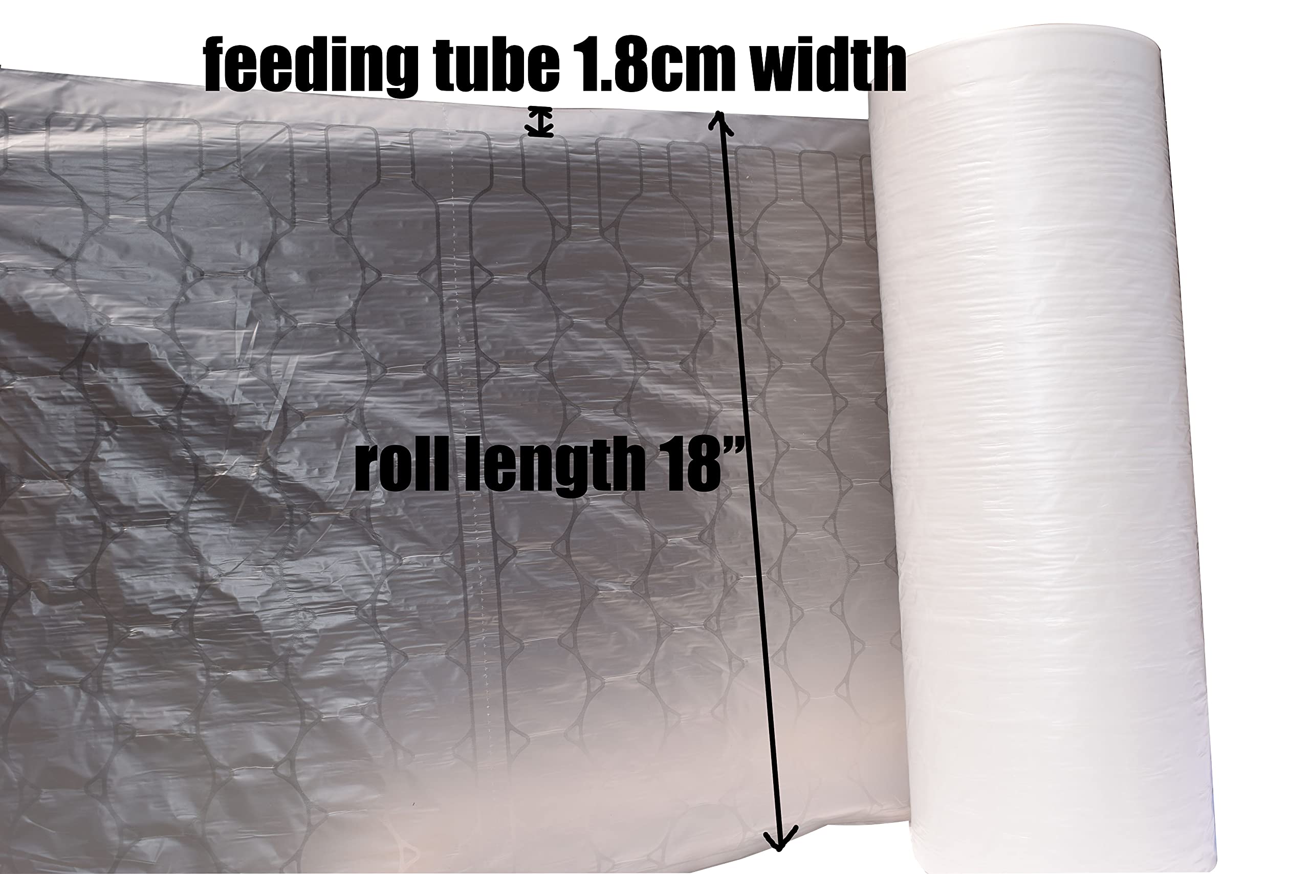 LDS Rouleau de film à bulles d'air pour coussin d'air – Longueur 299,9 m (Film à bulles d'air – Bulles gonflables – 40 x 31,8 cm)