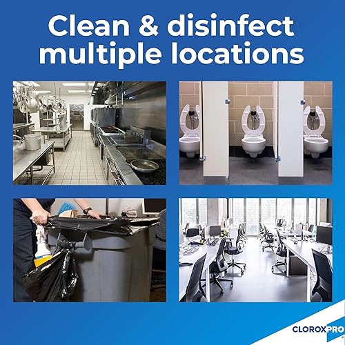 Miniatura 8 de CloroxPro Pine-Sol Limpiador multisuperficie, limpieza Clorox, limpieza sanitaria y limpieza industrial, pino original, 60 onzas cada uno (paquete