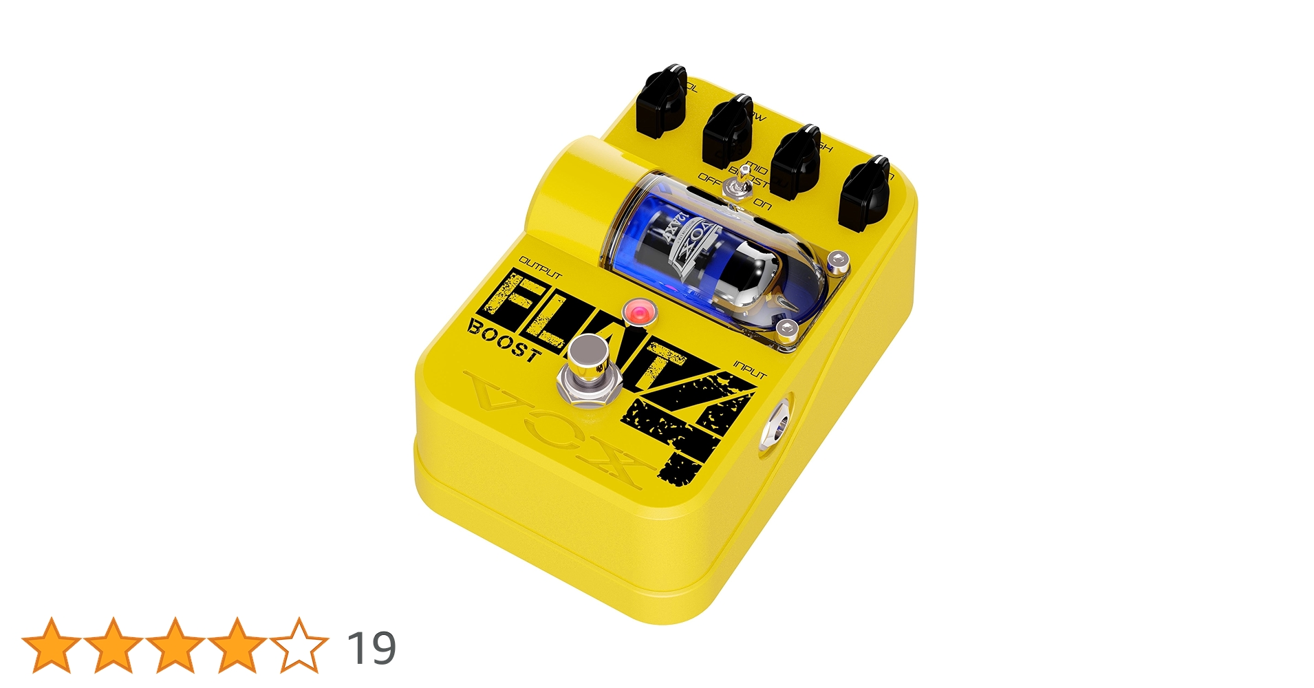 VOX FLAT4 真空管ブースター VOX Tone Garage Flat 4 Boost」真空管搭載ブースター