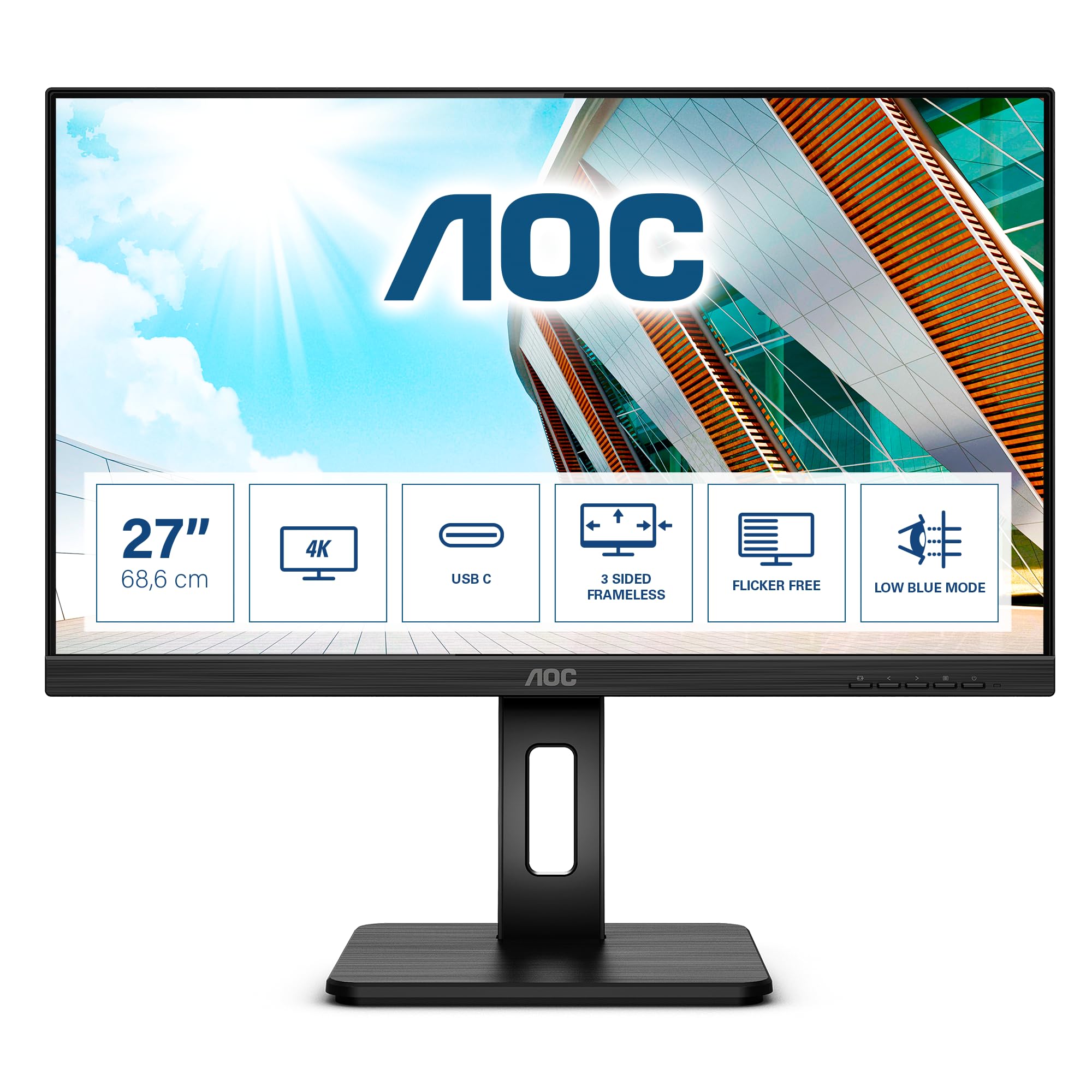 Monitor AOC U27P2CA 27 Pollici - Dettaglio