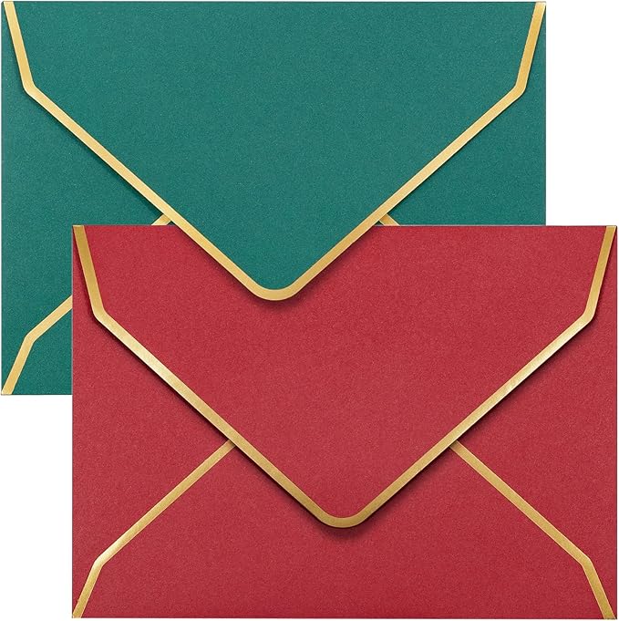 Invitation Envelopes, 50Pack 5x7 Envelopes for