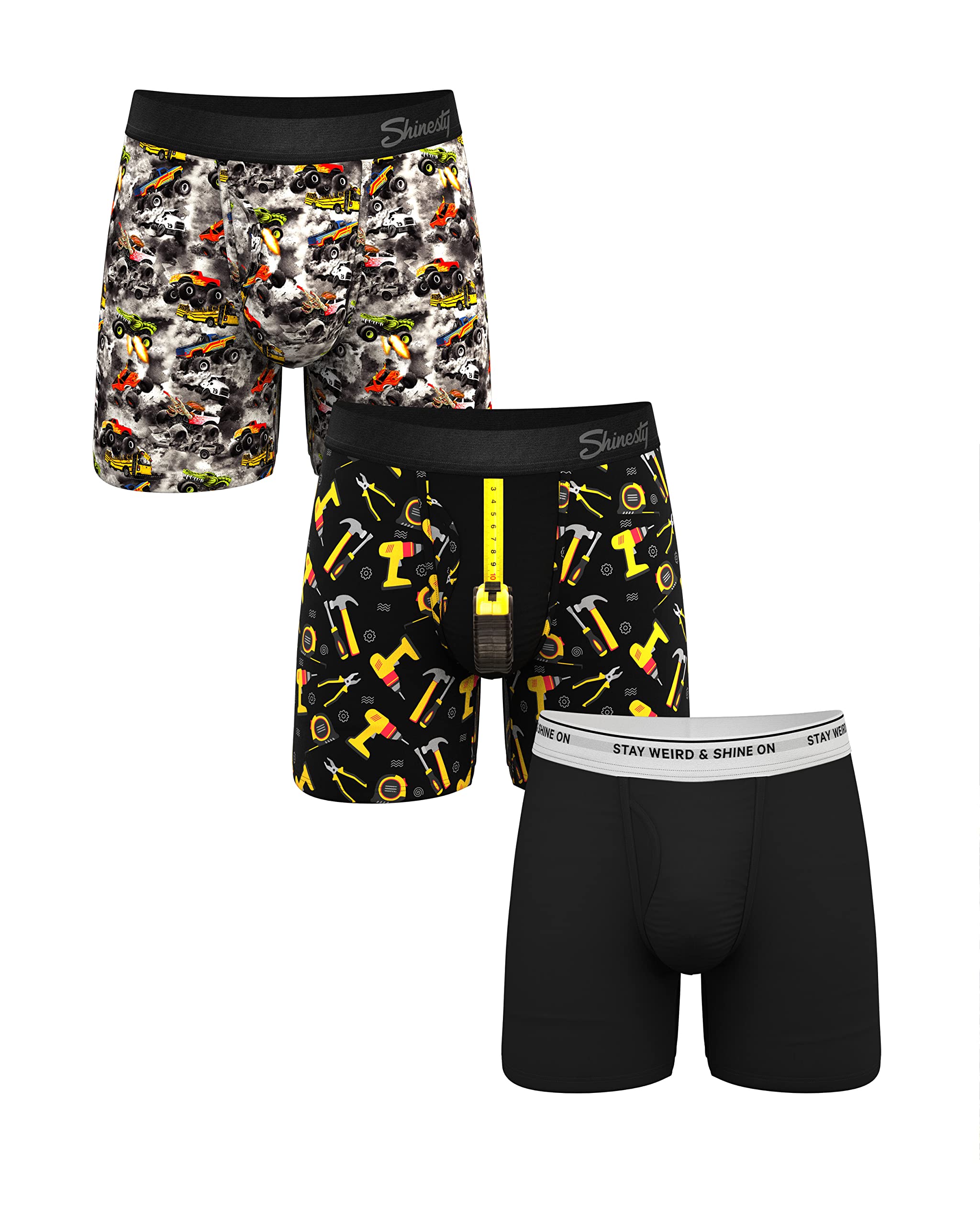 Shinesty Hammock Support Mens Boxer Briefs with Pouch