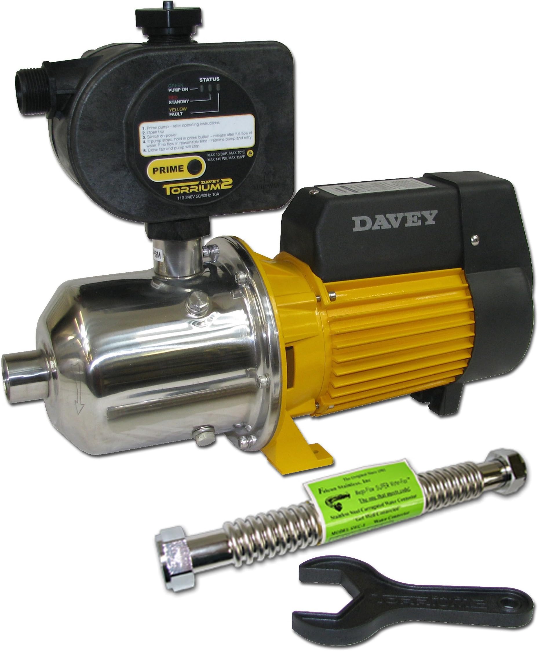 Davey Water Products BT20-40T2-USA 家庭用圧力ブースターポンプ Torrium IIコントローラー付き