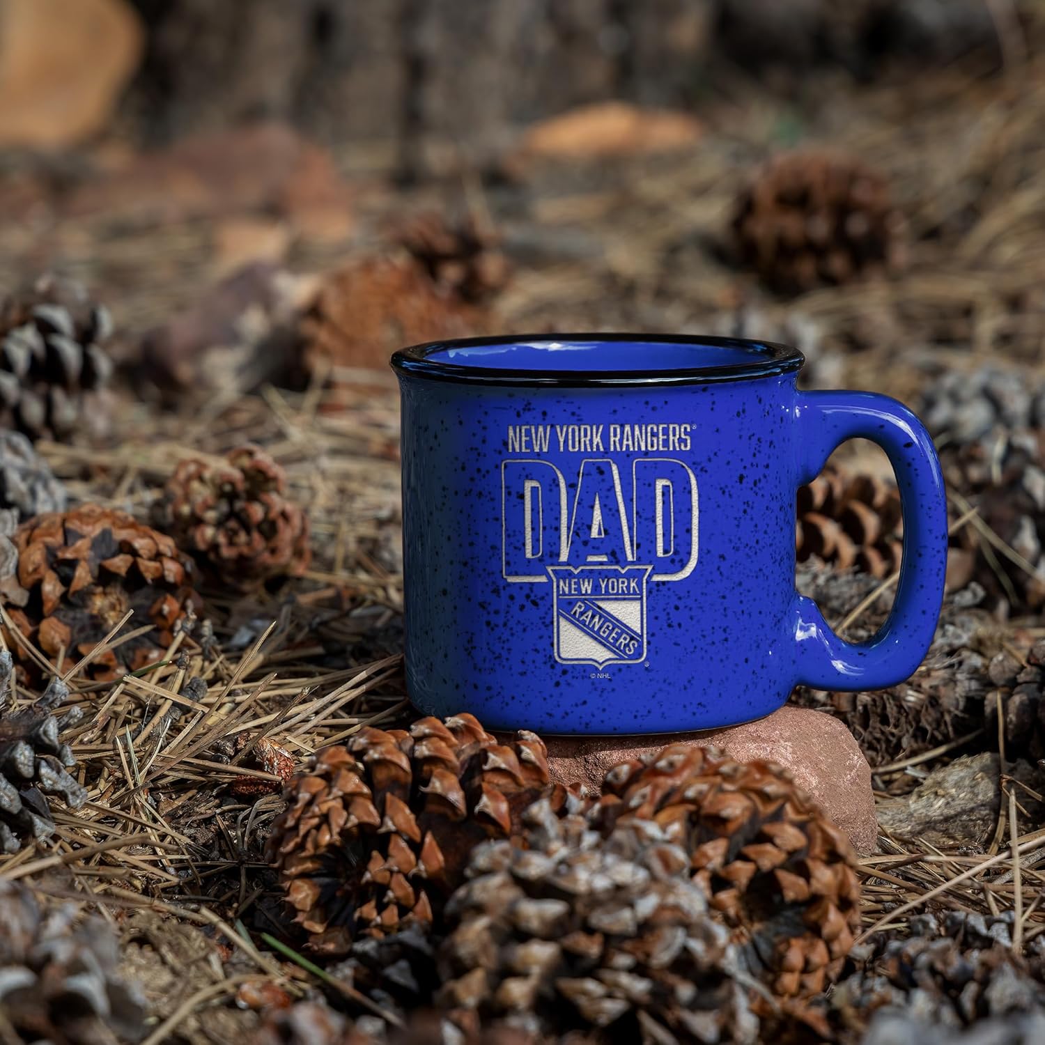 Rico Industries NHL Hockey Dad 12oz Laser Engraved Campfire Mug - Image 3