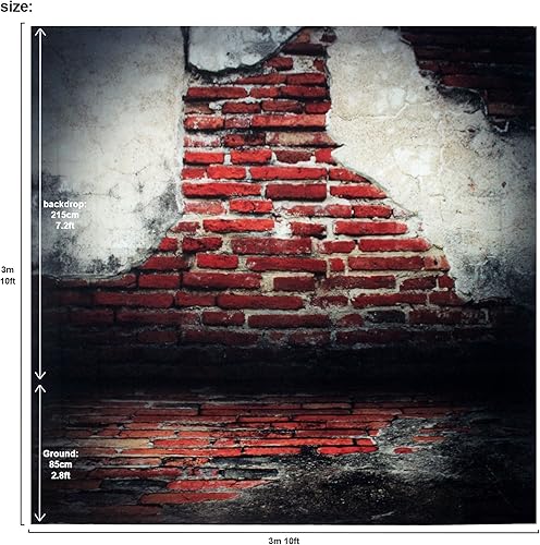 Miniatura 10 de Escenario musical con pilares y pisos de madera vintage, telón de fondo para fotografía, fondo, pared de fiesta, cabina de fotos, 10 x 10 pies