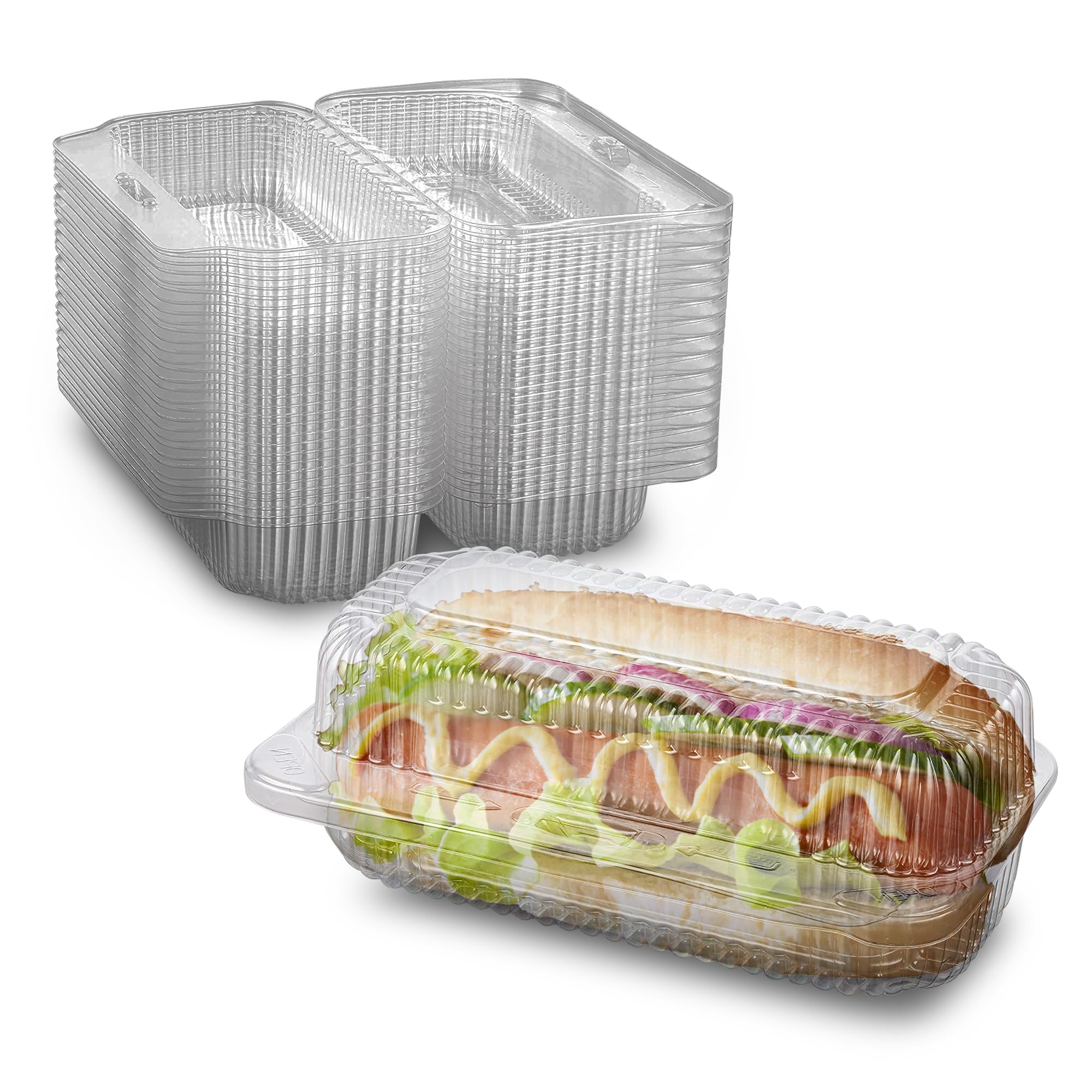 Cajas Desechables Para Perritos Calientes - 100 Unidades, 16x5x4cm, Amarillas, Ideales Para Fiestas Y Eventos