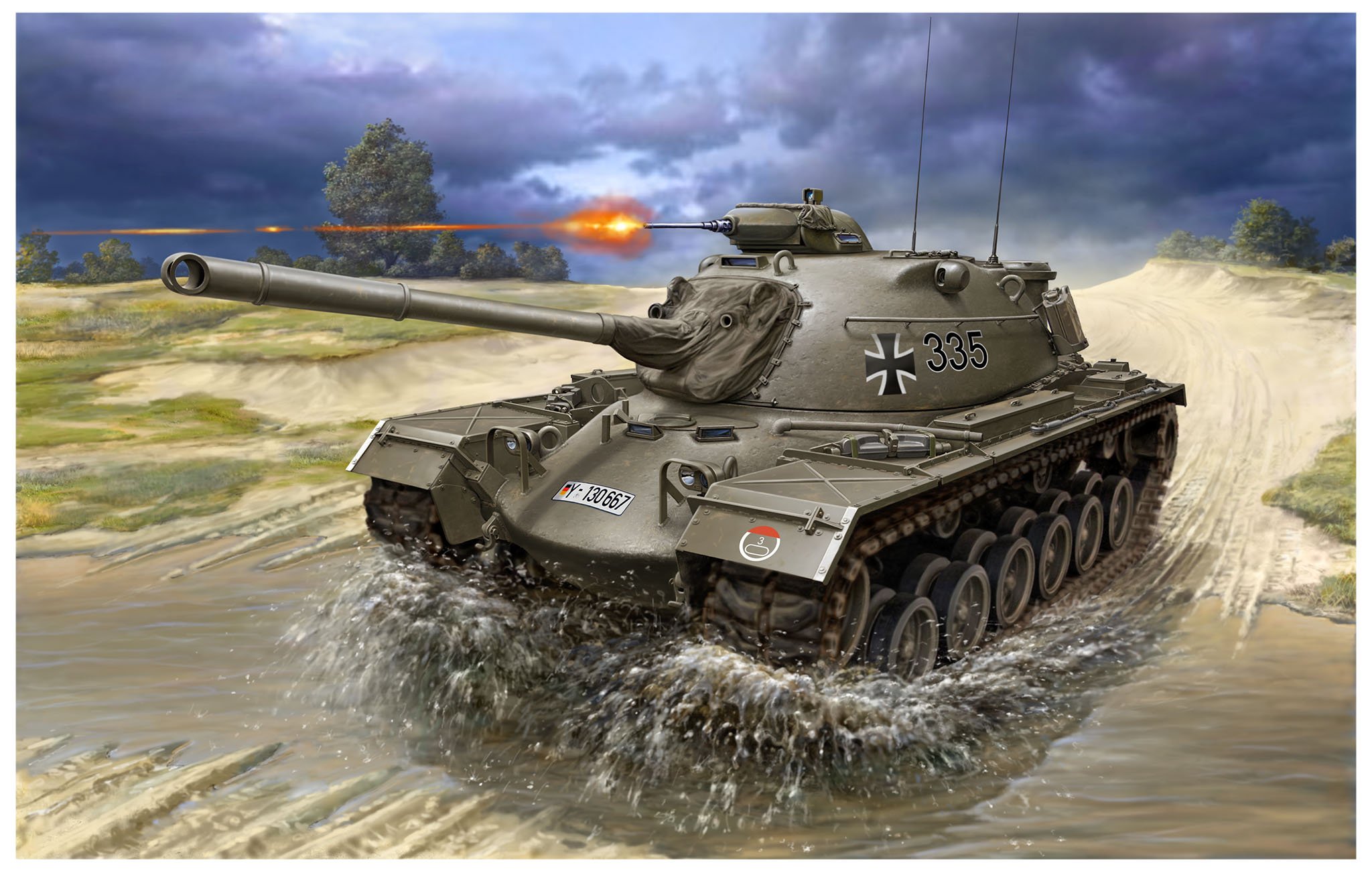 Amazon | ドイツレベル 1/35 M48 A2/A2C 03206 プラモデル 