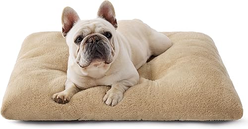 Miniatura 16 de Bedsure - Cama lavable XL para perros de gran tamaño para jaula, almohada de lujo esponjosa para mascotas con fondo antideslizante, almohadilla