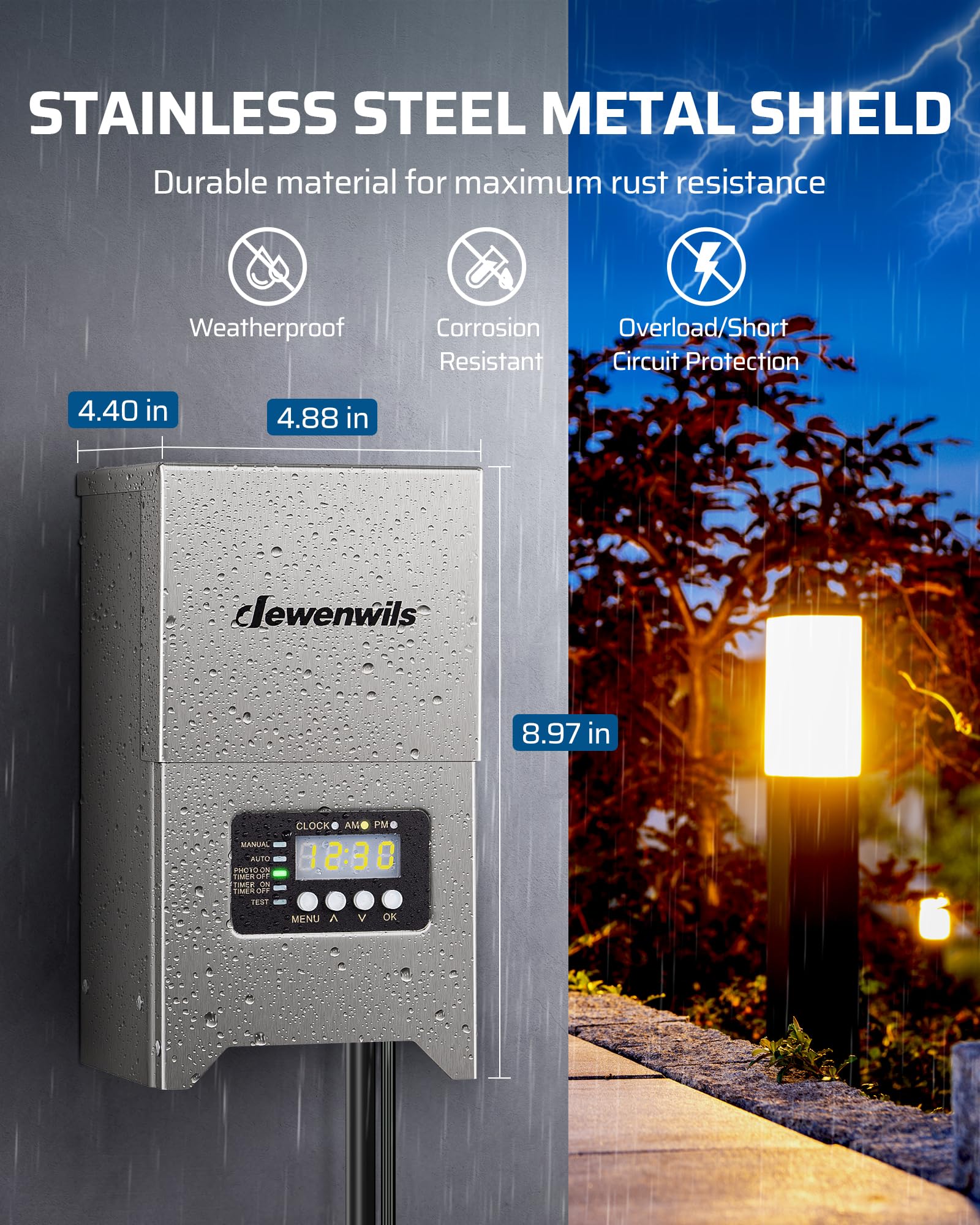 DEWENWILS Transformateur 300 W HSLT05H