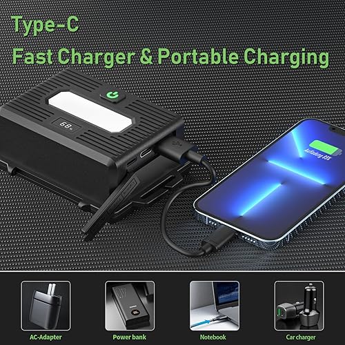 Miniatura 7 de Linterna frontal recargable para adultos, 150000 lm, luz súper brillante y roja, batería de 12 horas, luz LED, atenuación continua, IPX7, faro