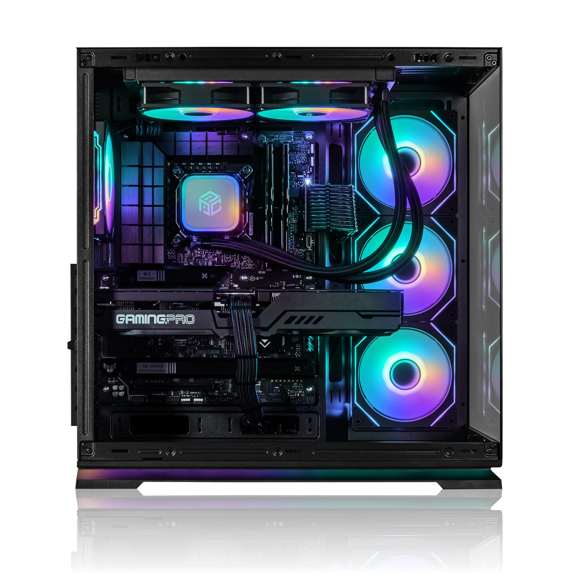 Gamer Fixe Intel Core i9-12900KF • GeForce RTX5070 12Go • 64Go DDR4 • 2000Go M.2 SSD • Windows 11 • WiFi • Refroidissement par Eau • Unité Centrale Ordinateur de Bureau