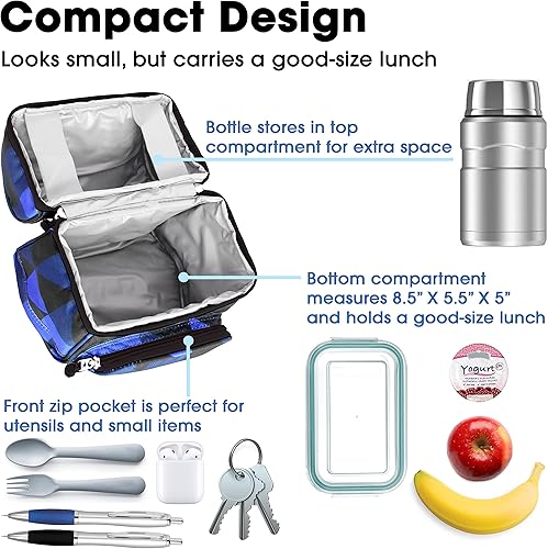 Miniatura 3 de J World New York - Lonchera Corey, Azul marino (Block Navy)), LB-03 BLOCK NAVY
