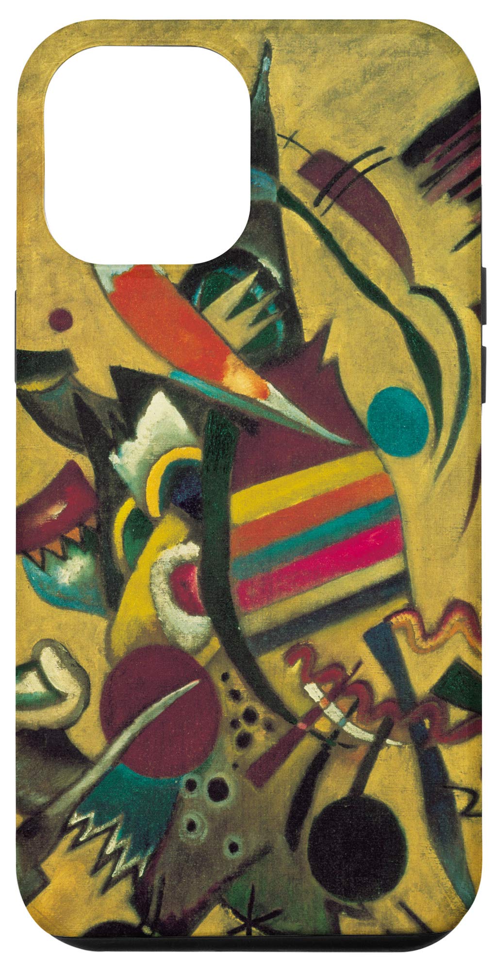 iPhone 12 Pro Max Points by Wassily Kandinsky, Vintage Abstract Fine Art Case