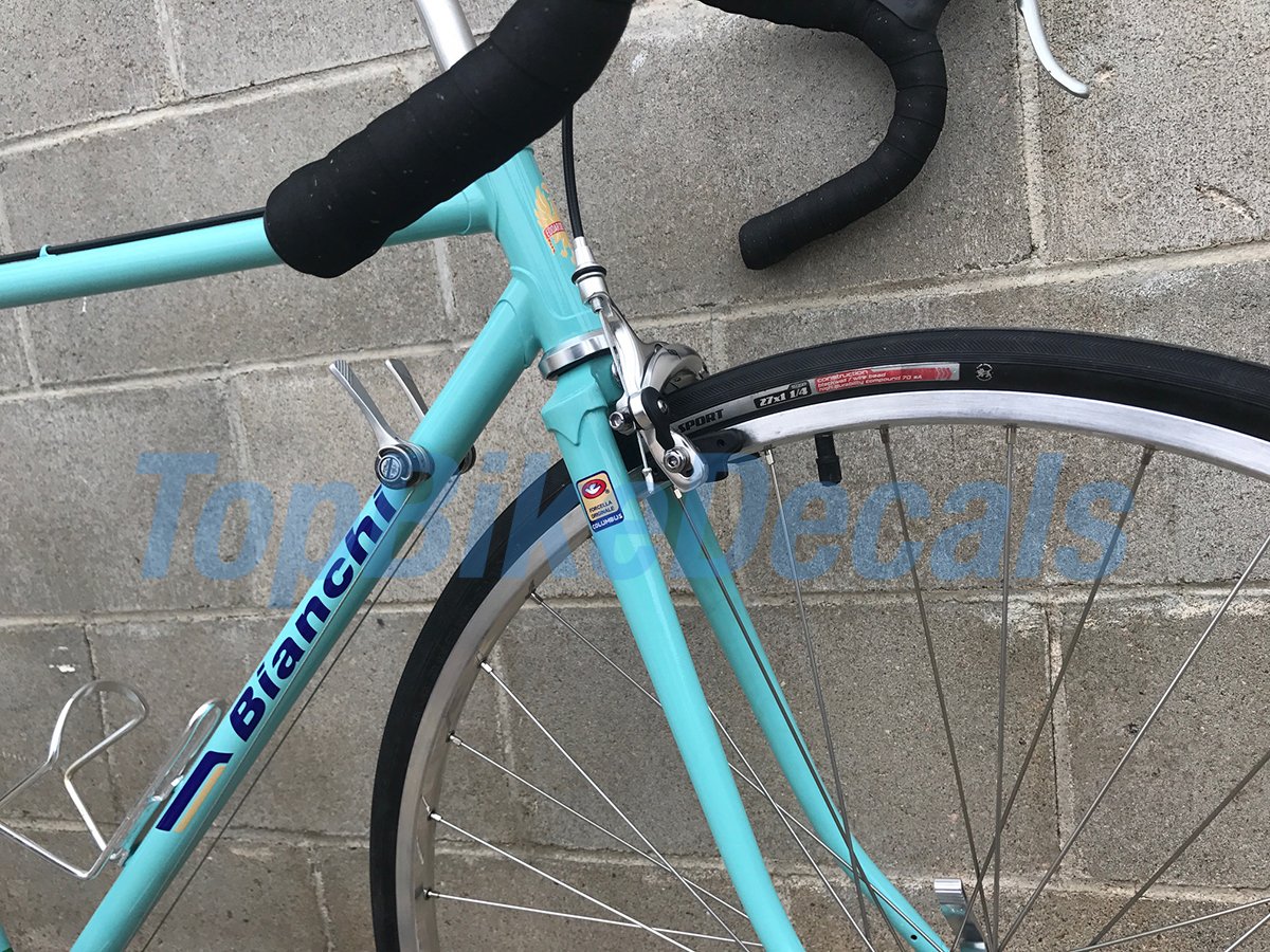 Bianchi decals stickers graphic set bicycle frame vinyl