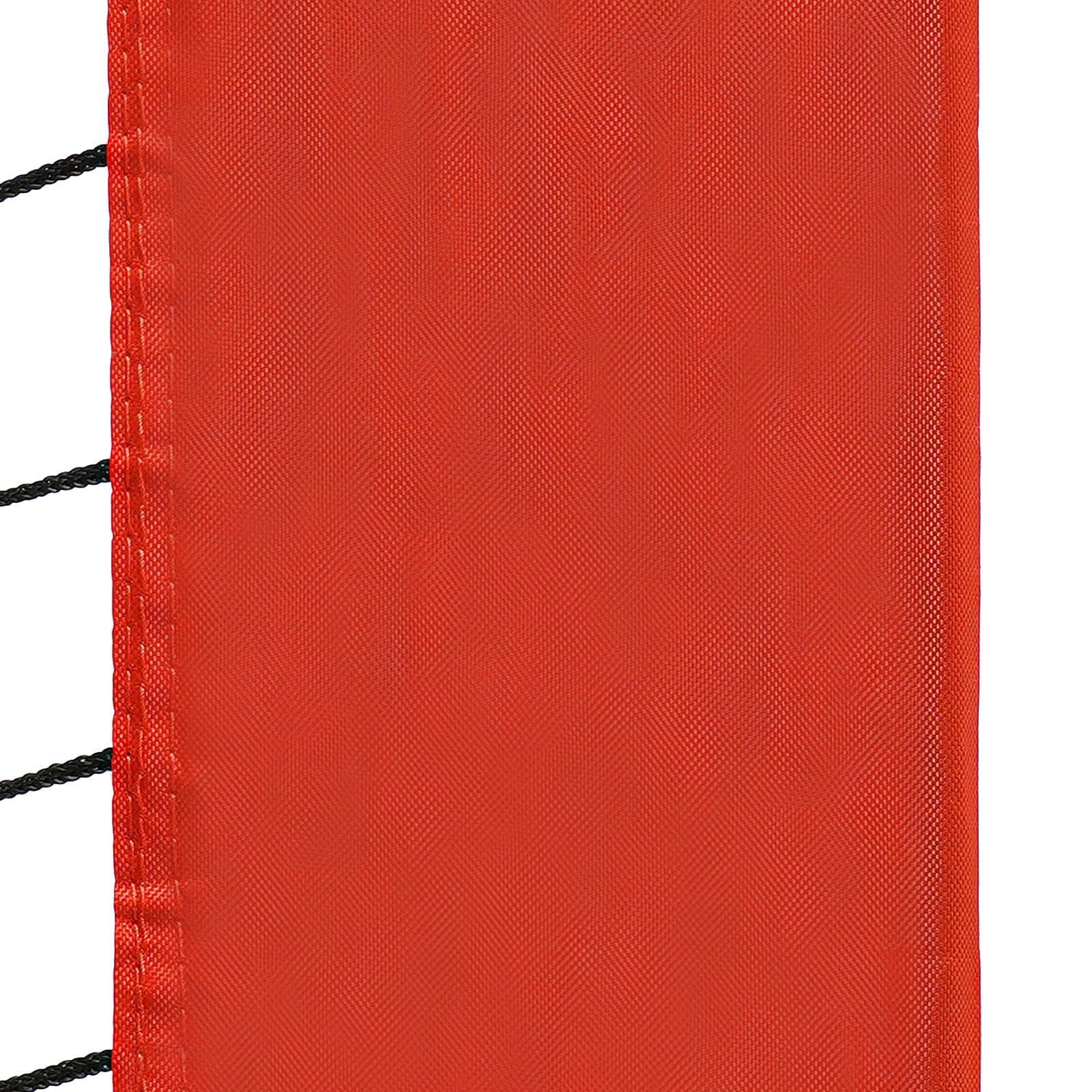 Red de rugby con 5 bolsillos para objetivos, red de entrenamiento de alta calidad para un ajuste perfecto, entrenamiento en interiores y exteriores, 7 x 7 pies, color rojo