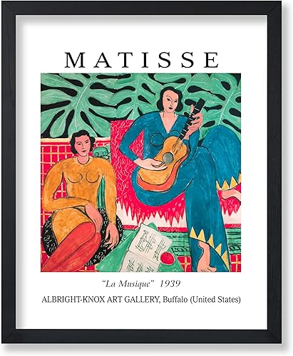 Poster Master Póster vintage de Henri Matisse  Impresión retro de La Musique  Arte de Fauvismo  Arte de pared musical  Regalo para hombres y mujeres