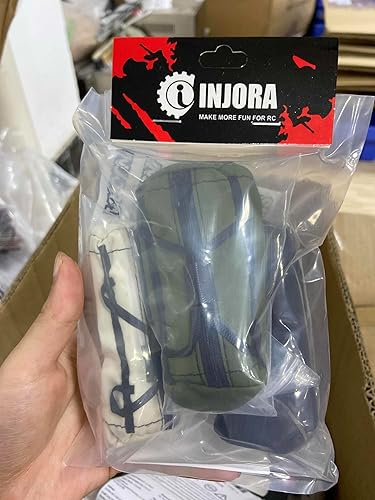 Miniatura 9 de INJORA Miniatura Decoración Escala Deportes Bolsa de Viaje para 1/10 RC Crawler Car Axial SCX10 II SCX10 Pro 90046 UTB10,3pcs