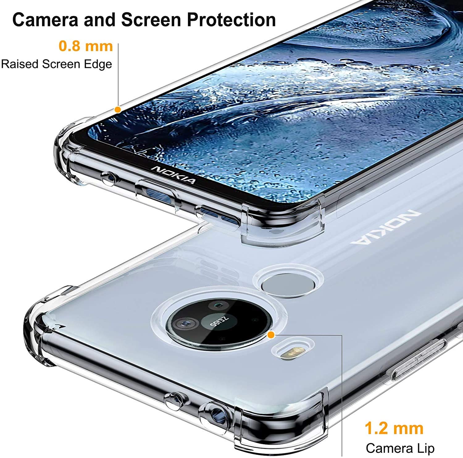 Pour Nokia G50 5G Étui Slim Silicone Gel Housse - Noir Mat - Foto 12