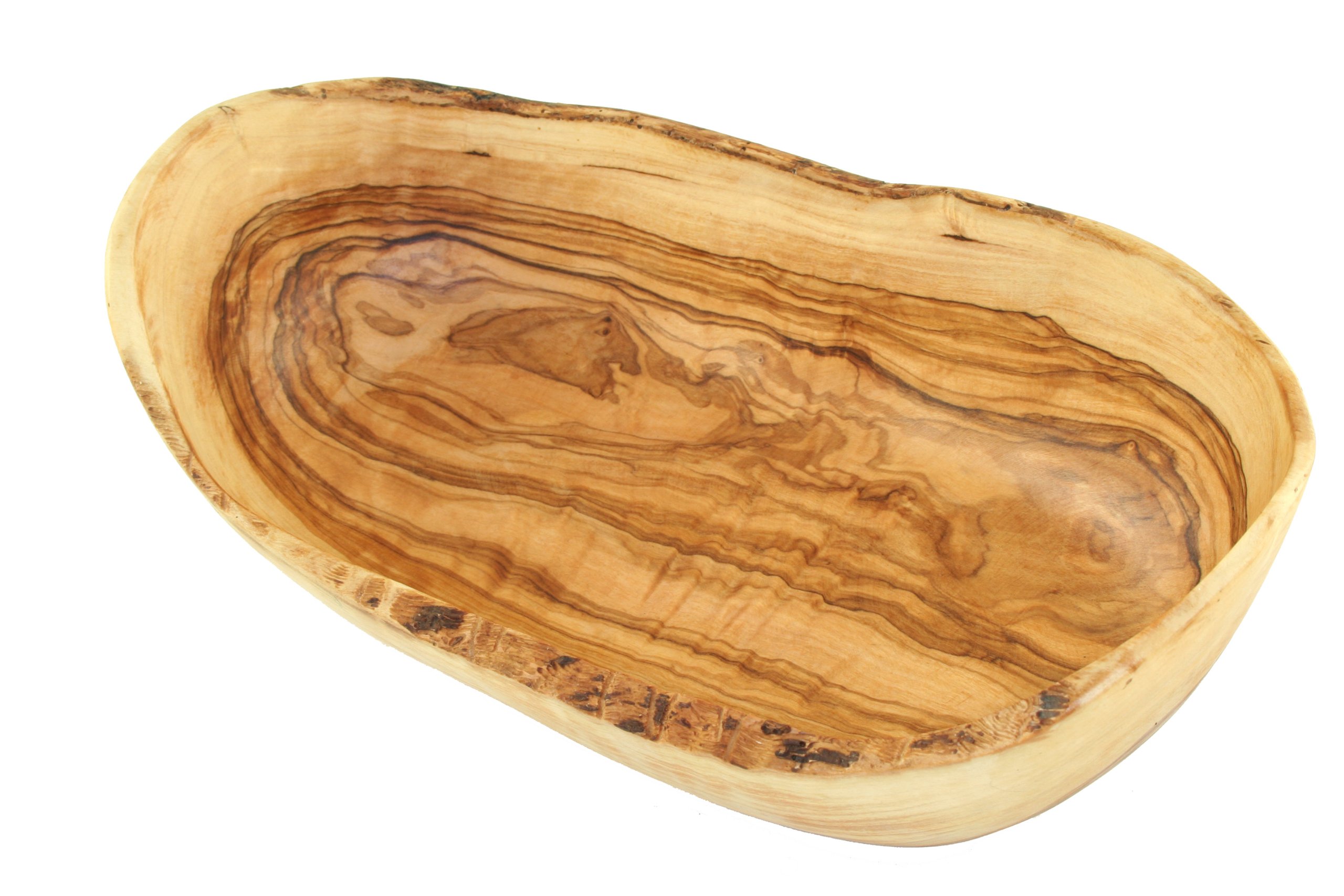 D.O.M. Schale als Obstschale oval 30-33 cm aus Olivenholz