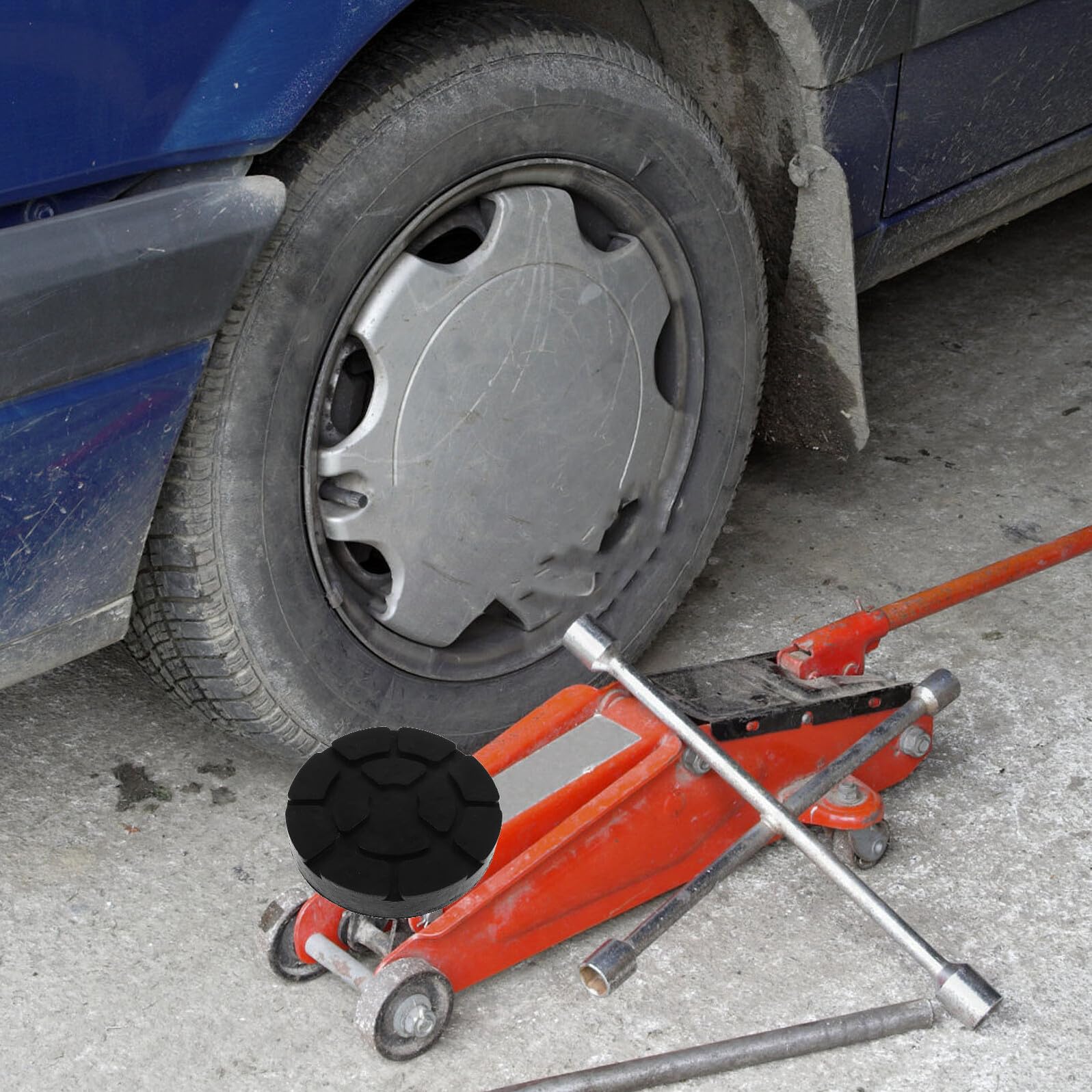 VALICLUD 4 Stück Gummiauflage Für Wagenheber Geschlitzt Rutschfeste Wagenheberadapter Für Kfz Hebebühnen Langlebige Gummipads Für Fahrzeughebebühne Vielseitiges Hebezubehör Für Werkstatt Und Garage