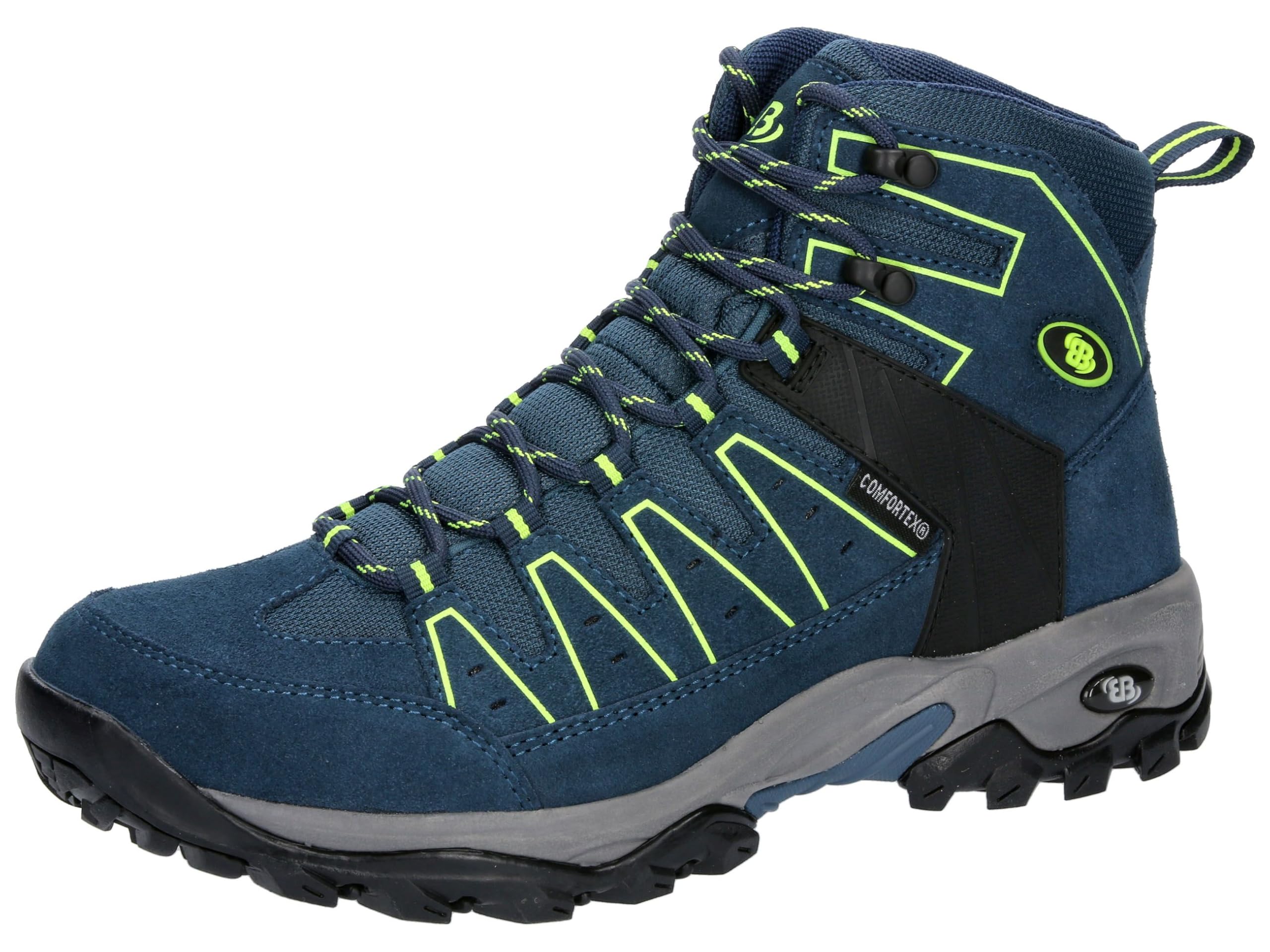 Brütting Unisex Mount Pinos High Trekking Boots, Marine Lemon, 8 UK