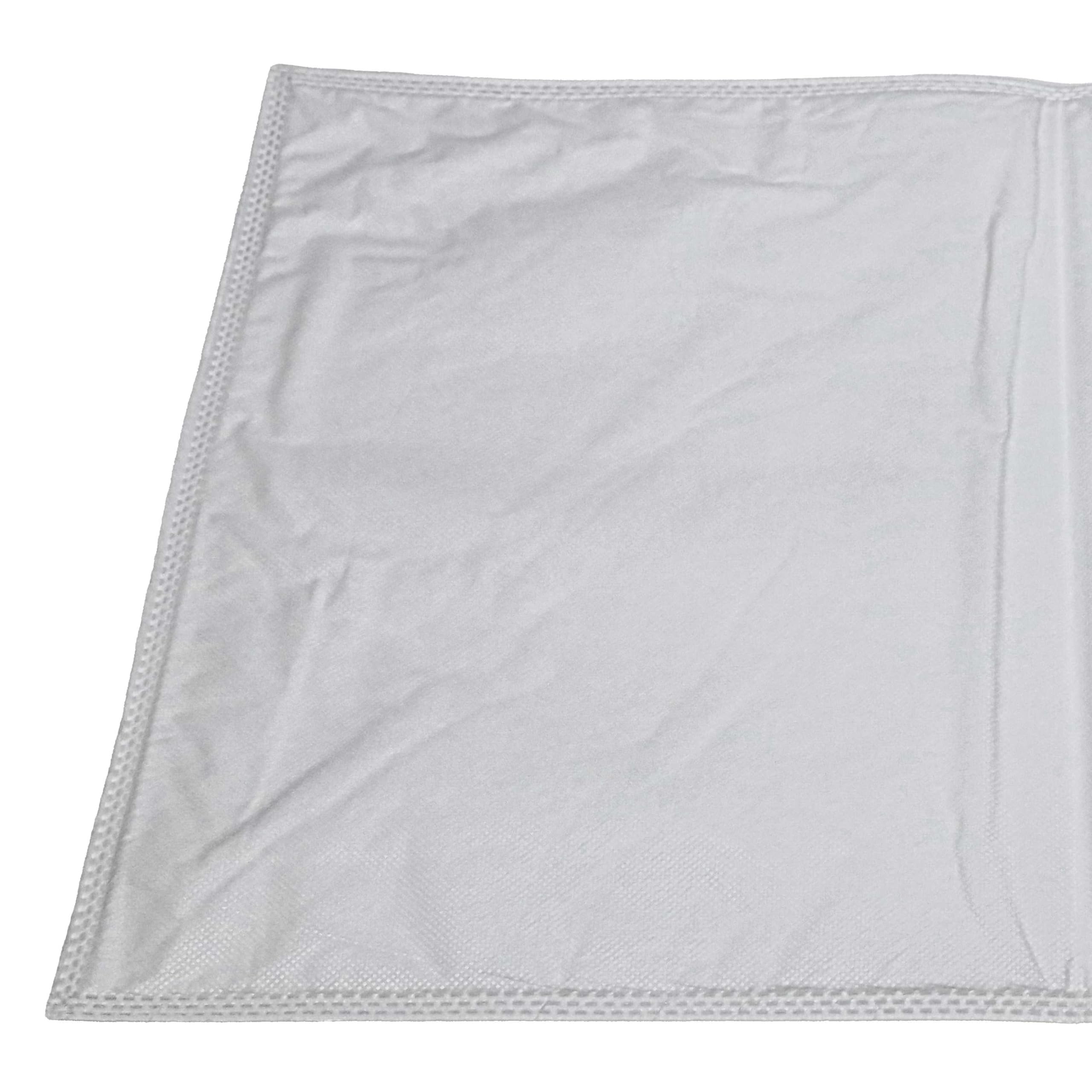 vhbw 50 worków do odkurzacza kompatybilnych z odkurzaczem Nilfisk Buddy II 18 L, 18 T INOX, 18, 12, 18 INOX – 48,85 cm x 33,4 cm, kolor biały