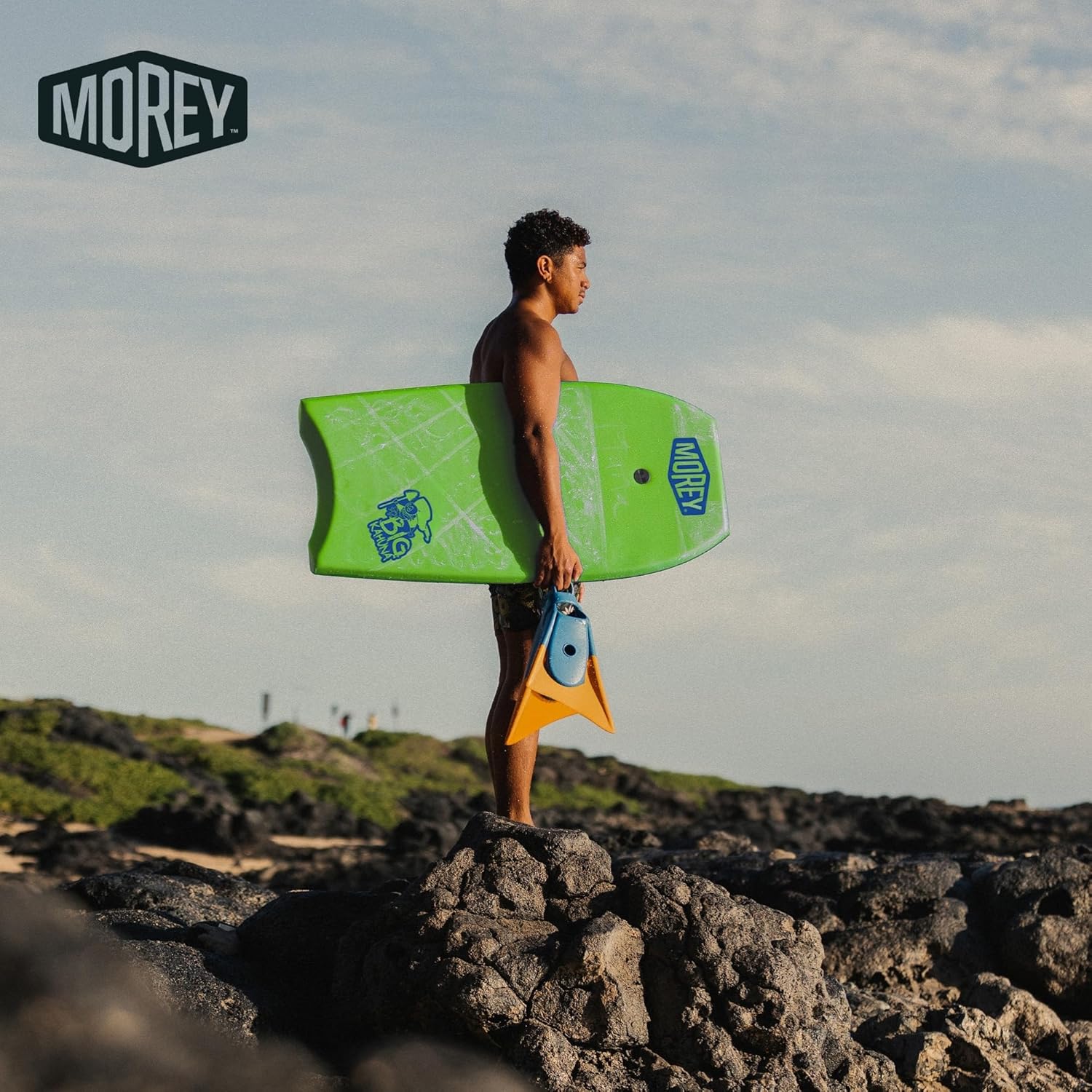 MOREY® Boogie Board. Big Kahuna 44" The Original Bodyboard for Tall Riders. Body Board for Beach, Re-Engineered 2026 Model