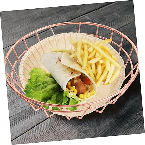 Miniatura 7 de OKUMEYR Cestas de servicio de alimentos Papas fritas Cesta de almacenamiento Cesta de picnic Cestas de despensa Cestas de encimera Frutero Cestas de