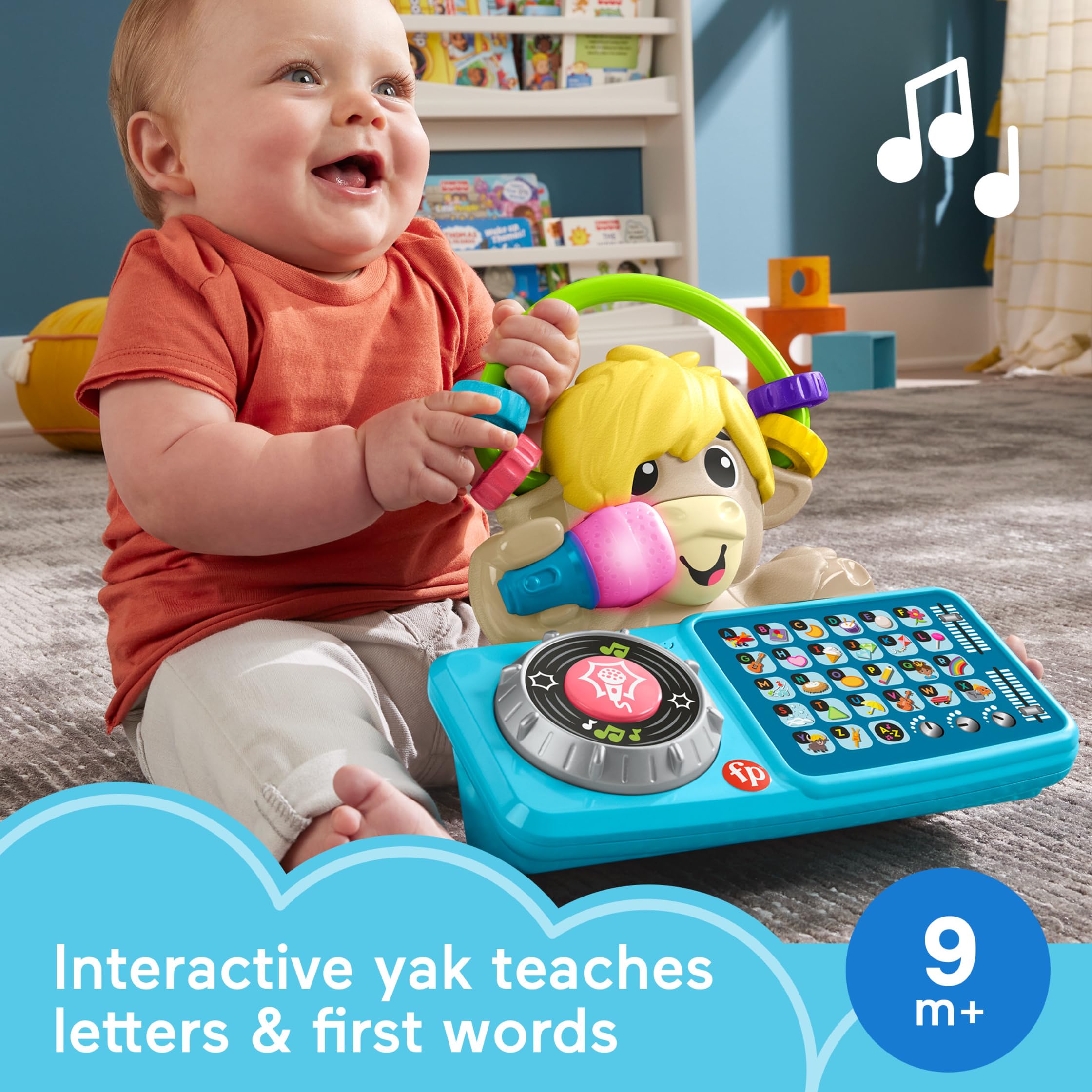 Fisher-Price Link Squad Interactive A-Z Yak Learning Toy