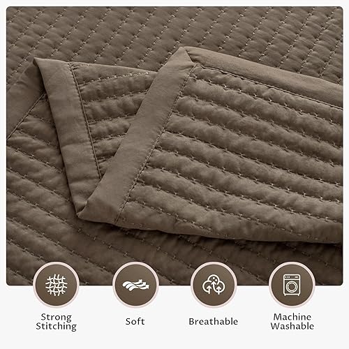 Miniatura 4 de KASENTEX - Juego de ropa de cama con fundas de almohada, edredón ligero, suave y duradero, delgado, para todas las estaciones, 3 piezas, 68 x 80