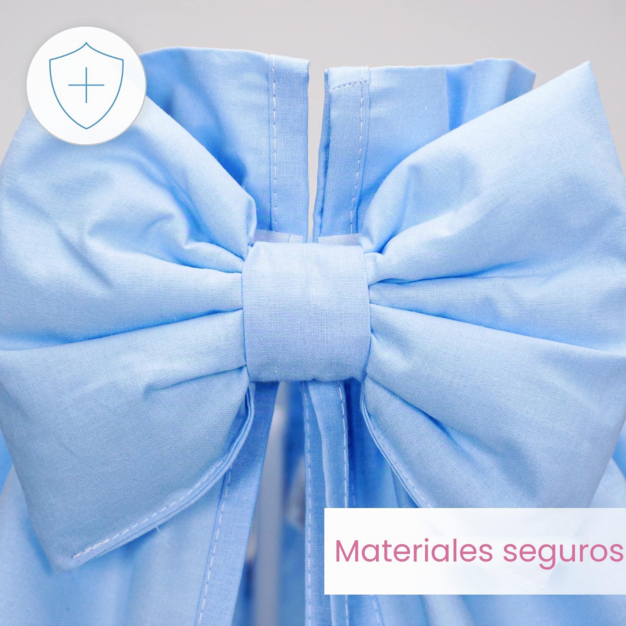 Baby Comfort Dosel de Gasa para guardería o Cuna 370 x 180 cm (Color Azul)