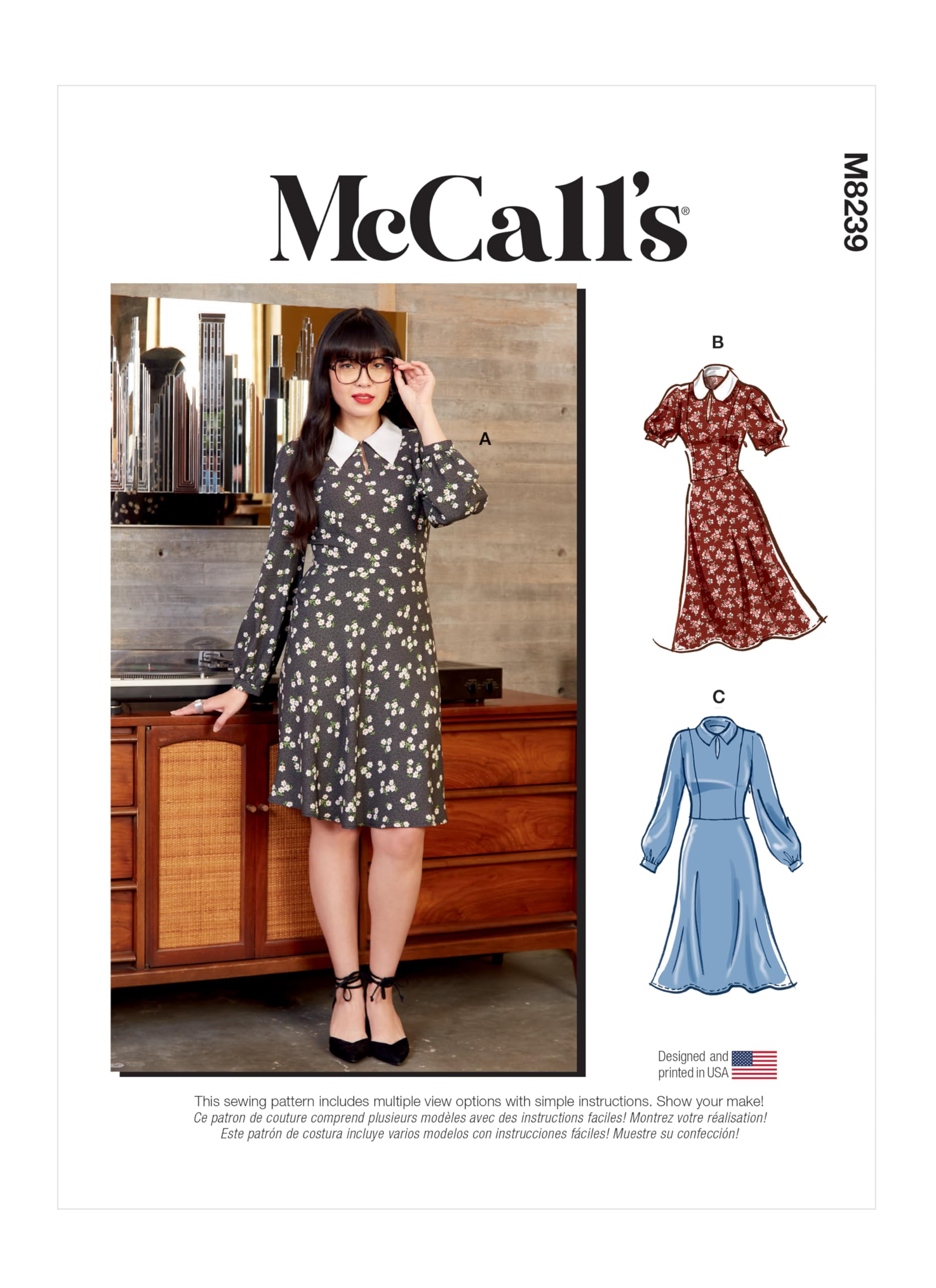 Patron de couture robe femme ajustée McCall's pour en finir avec les vêtements mal taillés