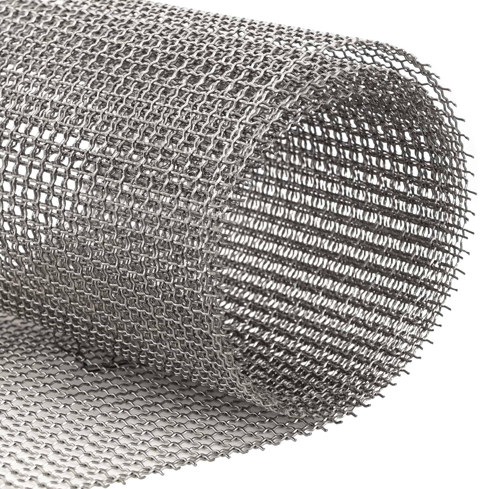 Rete Metallica in Acciaio Inox 80x200 cm, 3 Mesh per Giardino | Griglia metallica modellabile per recintare alberi e piante in giardino o creare coperture per l'orto domestico.