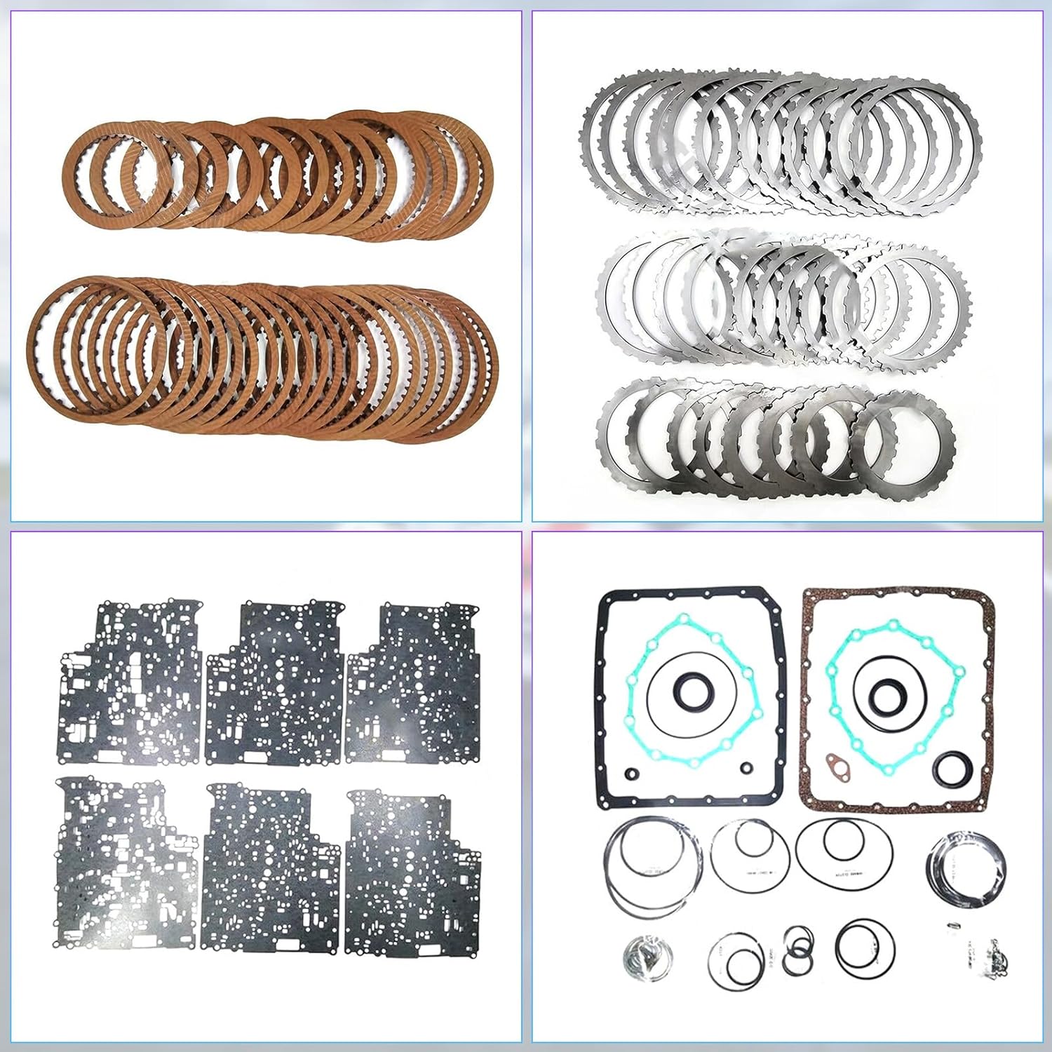 RE5R05A JR507E Transmission Master Rebuild Kit w/Steel Plates Fits for Infiniti QX56 04-09, Nissan Armada 05-14/ Frontier 04-14/ Pathfinder 04-13, Suzuki Equator 09-12 OE RE5R05A JR507E